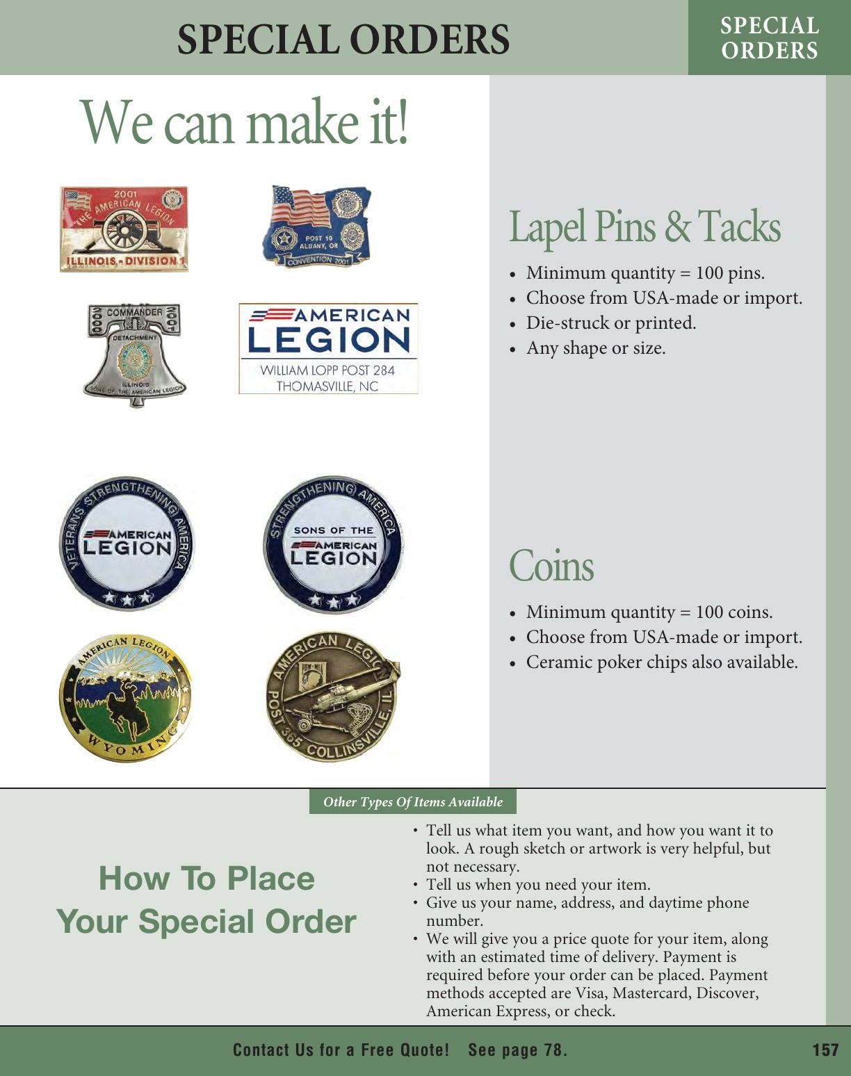 American Legion Flag & Emblem Catalog Weekly Ad January 1 - December 31, 2026