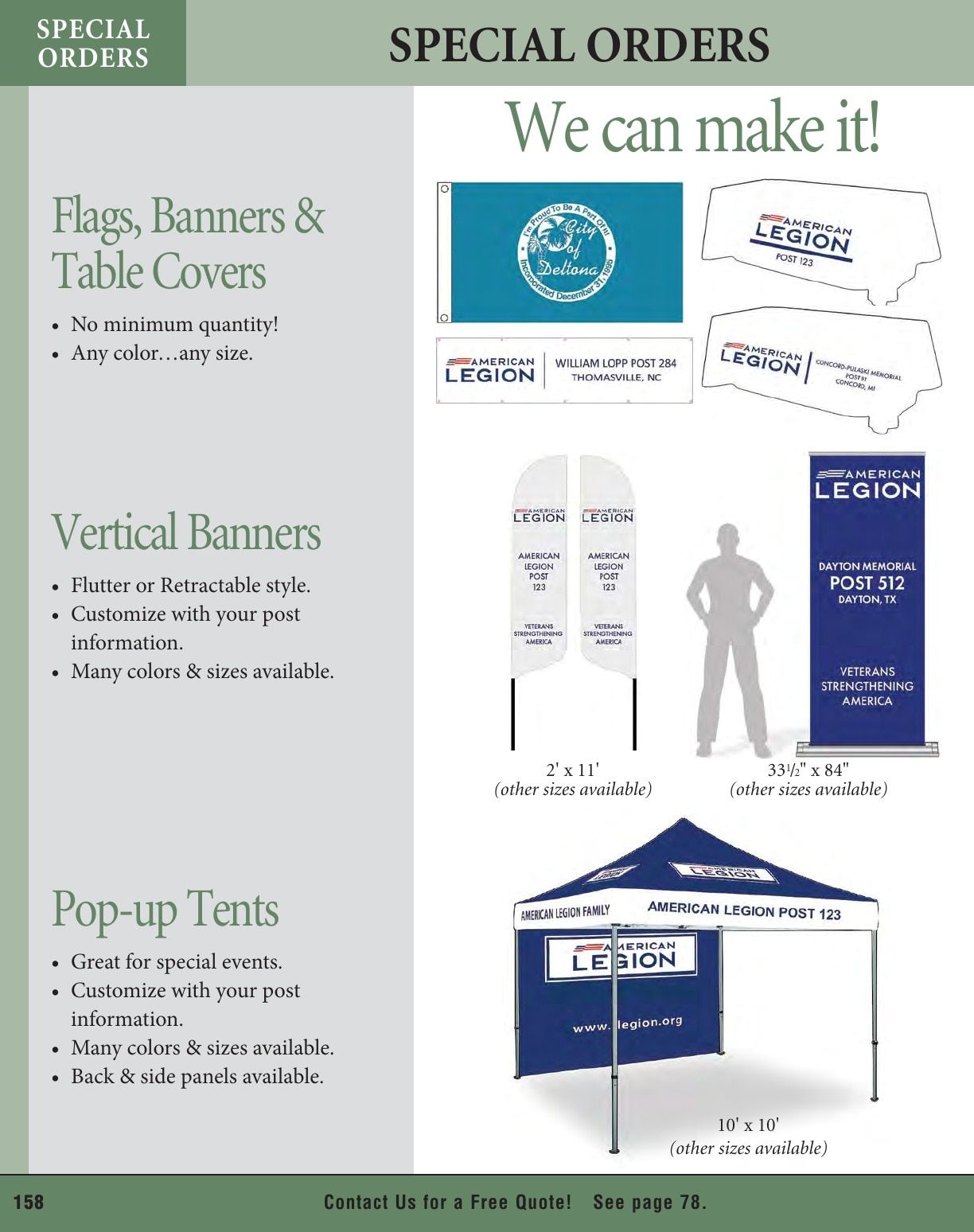American Legion Flag & Emblem Catalog Weekly Ad January 1 - December 31, 2026