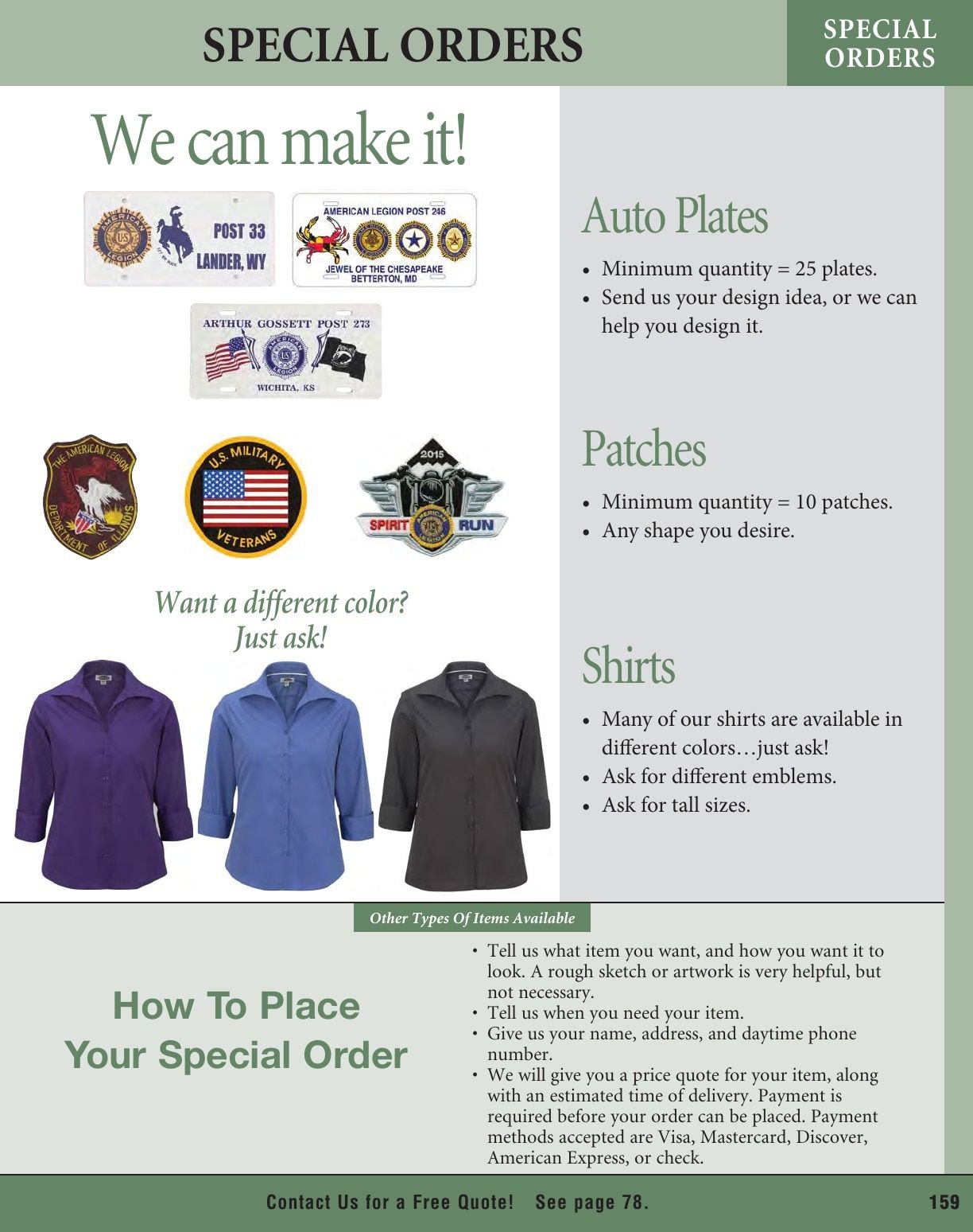American Legion Flag & Emblem Catalog Weekly Ad January 1 - December 31, 2026
