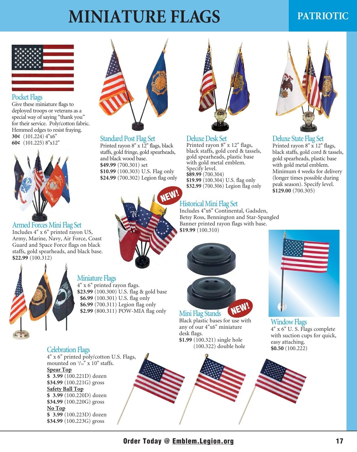 American Legion Flag & Emblem Catalog Weekly Ad January 1 - December 31, 2026