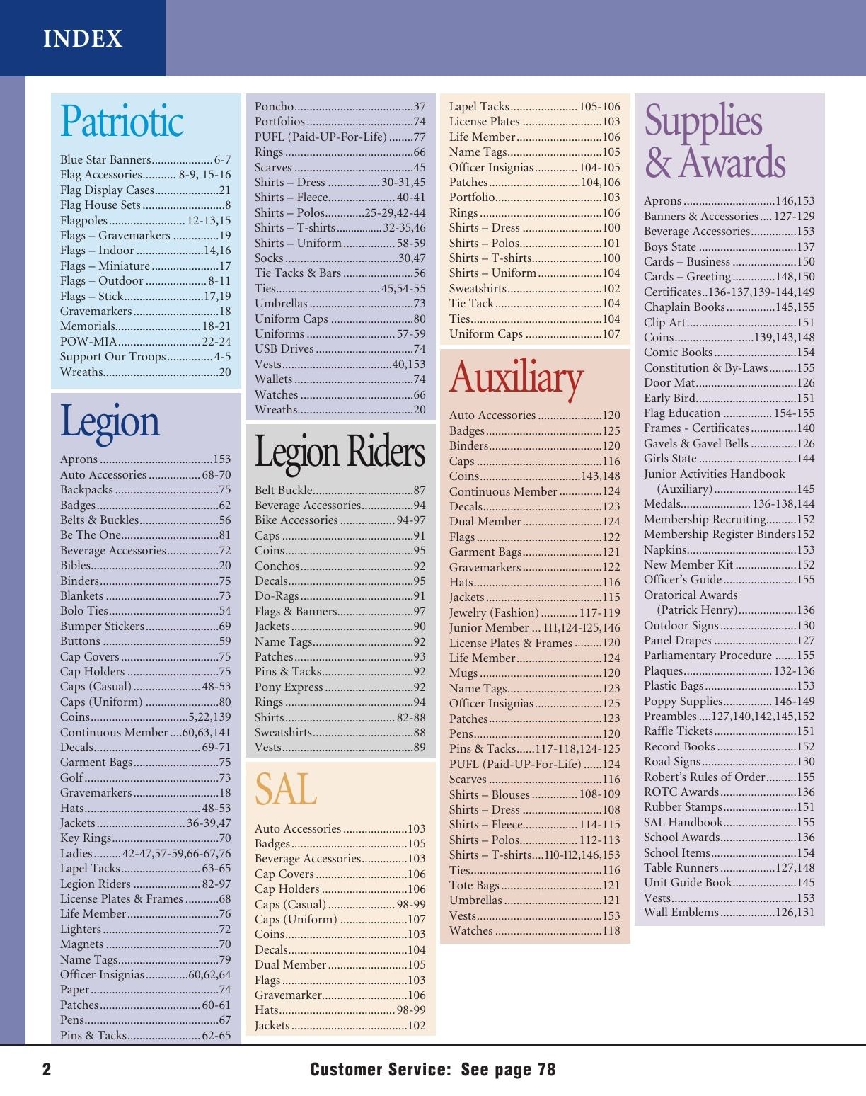 American Legion Flag & Emblem Catalog Weekly Ad January 1 - December 31, 2026