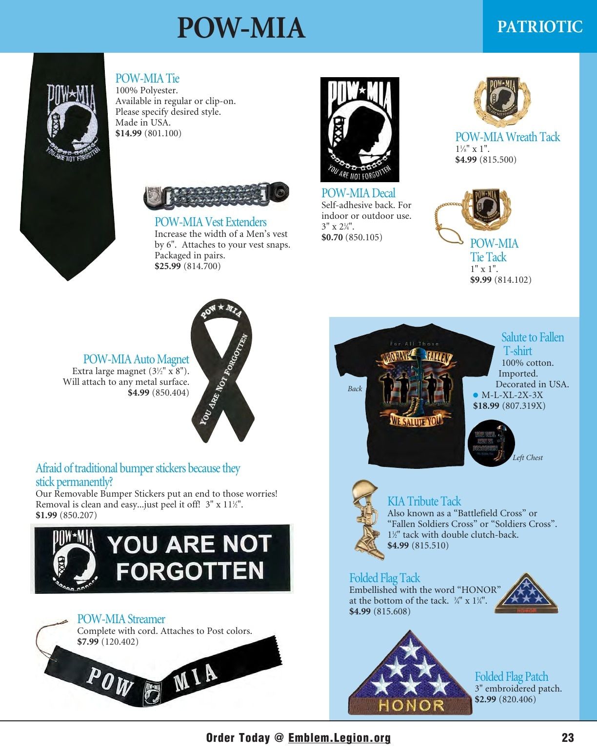 American Legion Flag & Emblem Catalog Weekly Ad January 1 - December 31, 2026