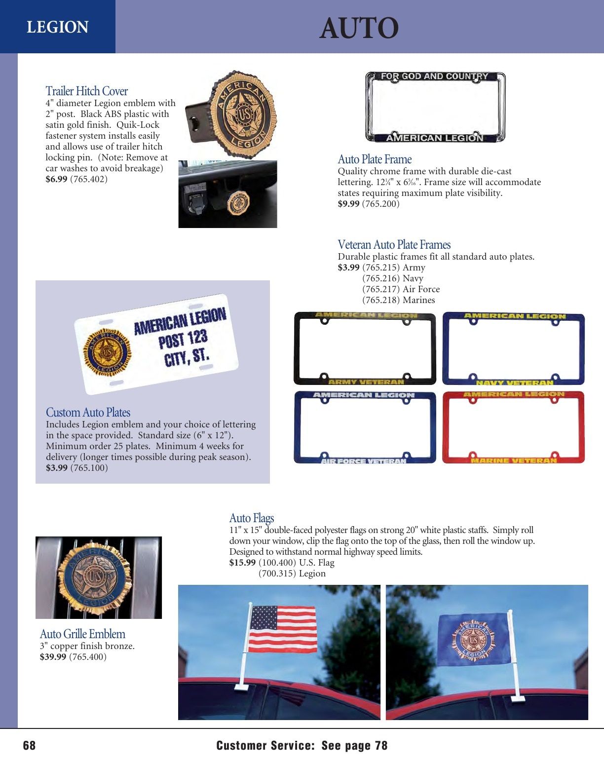 American Legion Flag & Emblem Catalog Weekly Ad January 1 - December 31, 2026