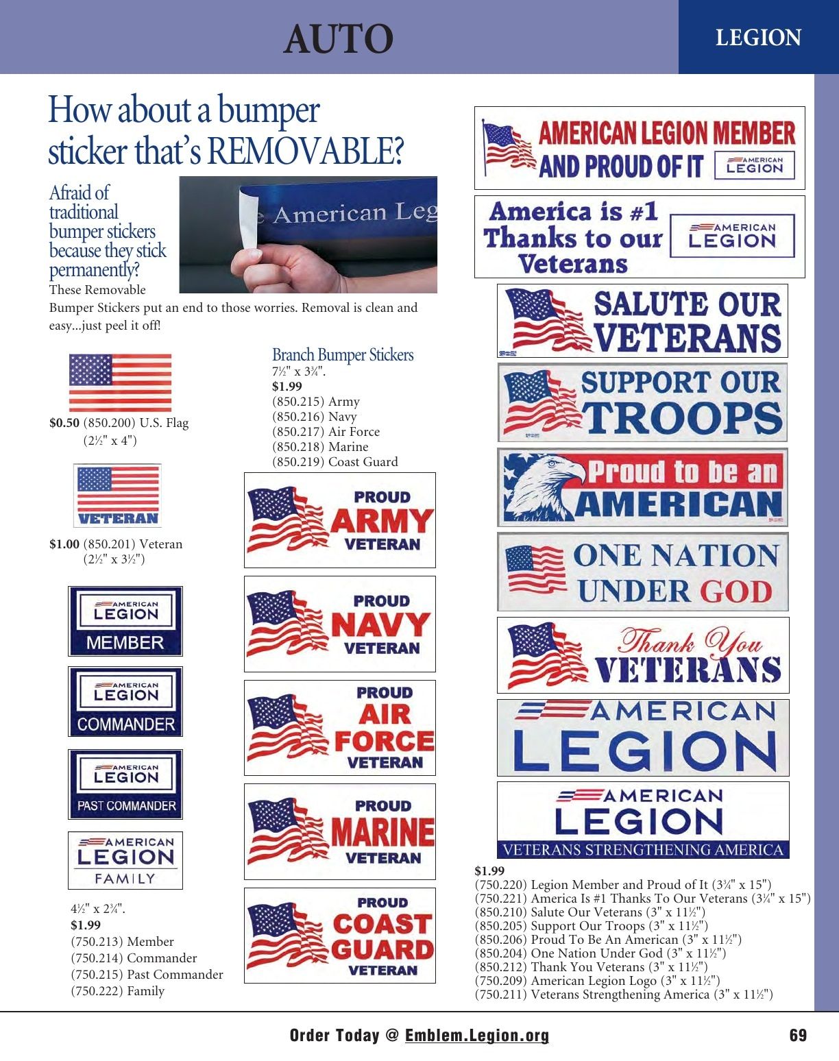 American Legion Flag & Emblem Catalog Weekly Ad January 1 - December 31, 2026