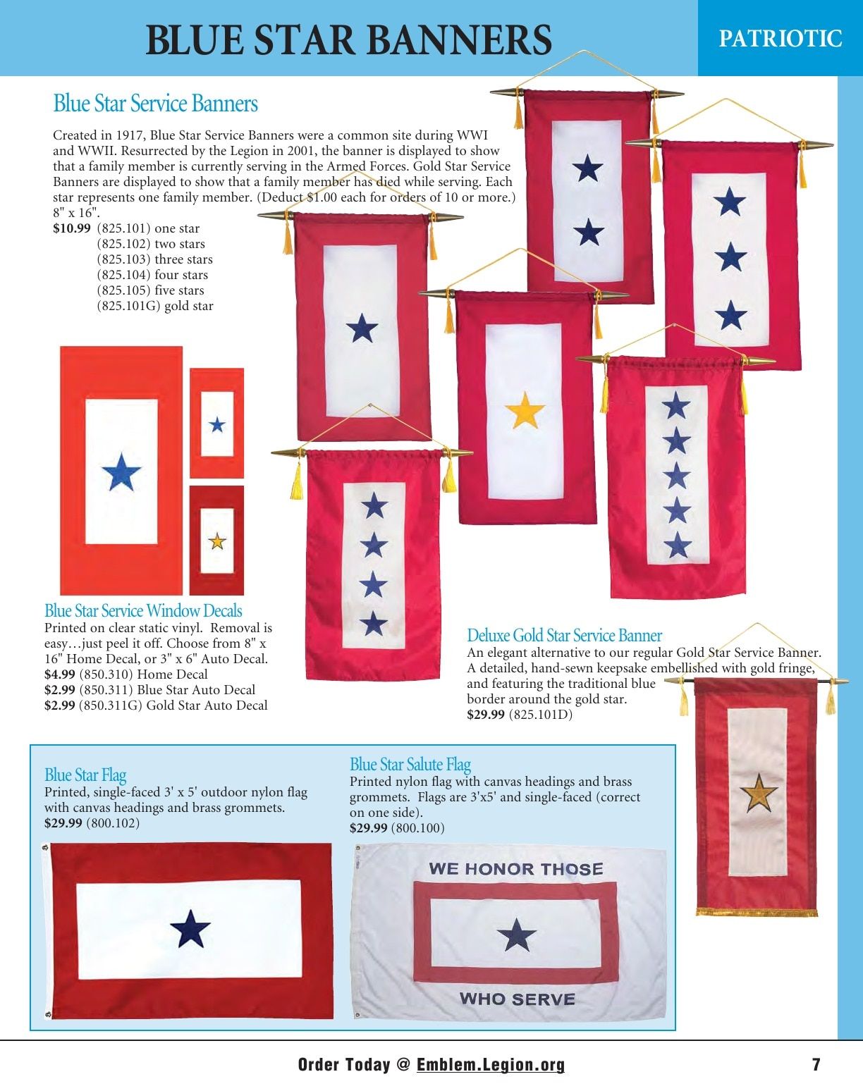 American Legion Flag & Emblem Catalog Weekly Ad January 1 - December 31, 2026