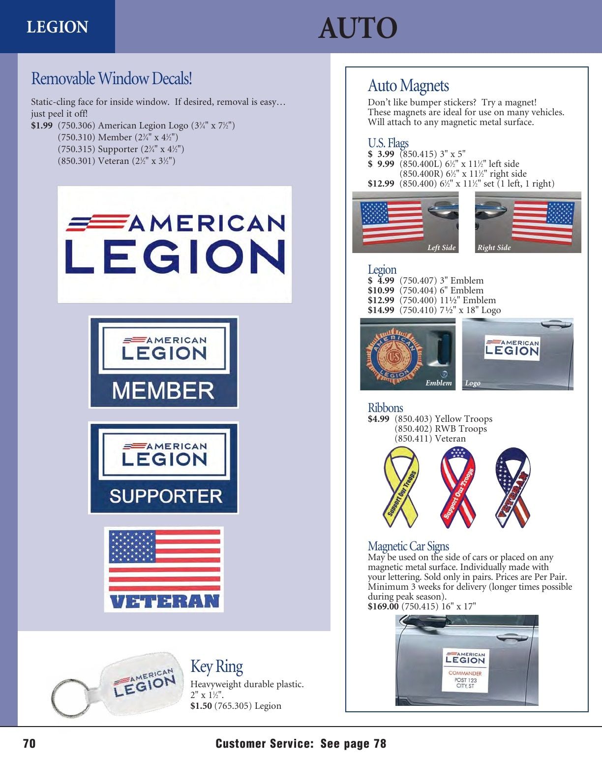 American Legion Flag & Emblem Catalog Weekly Ad January 1 - December 31, 2026