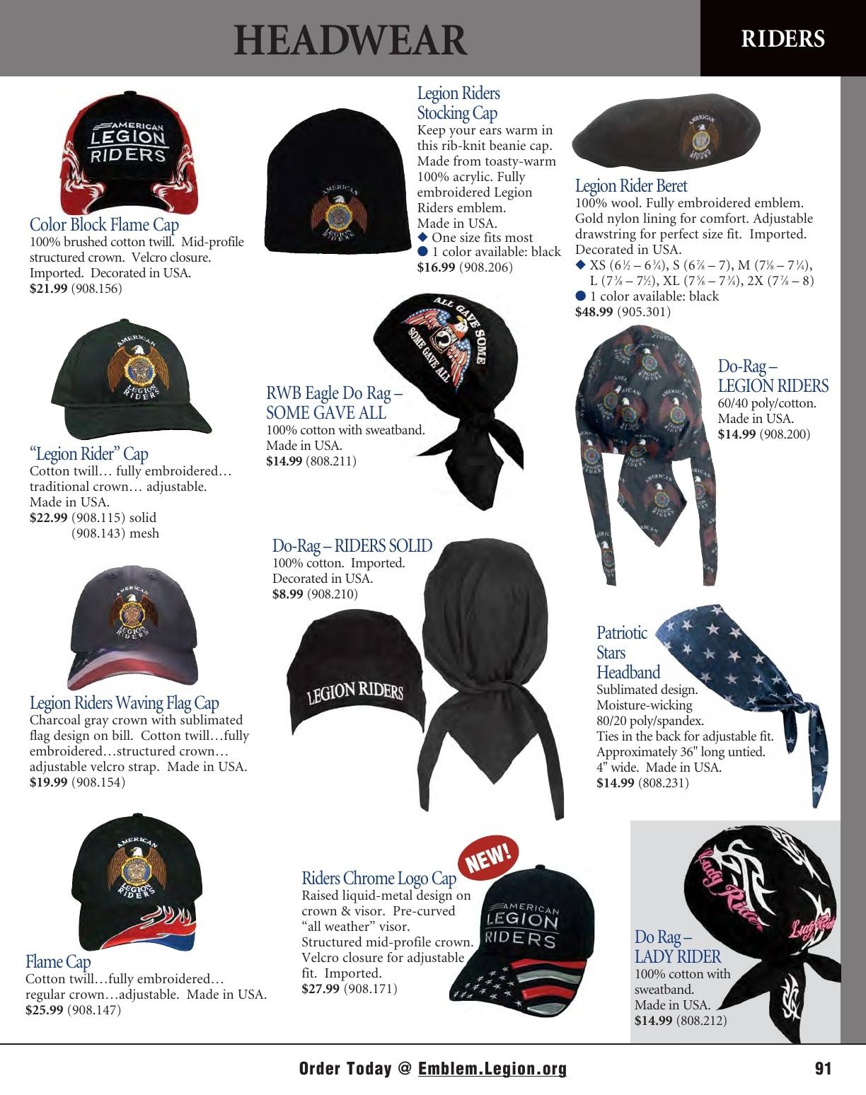 American Legion Flag & Emblem Catalog Weekly Ad January 1 - December 31, 2026