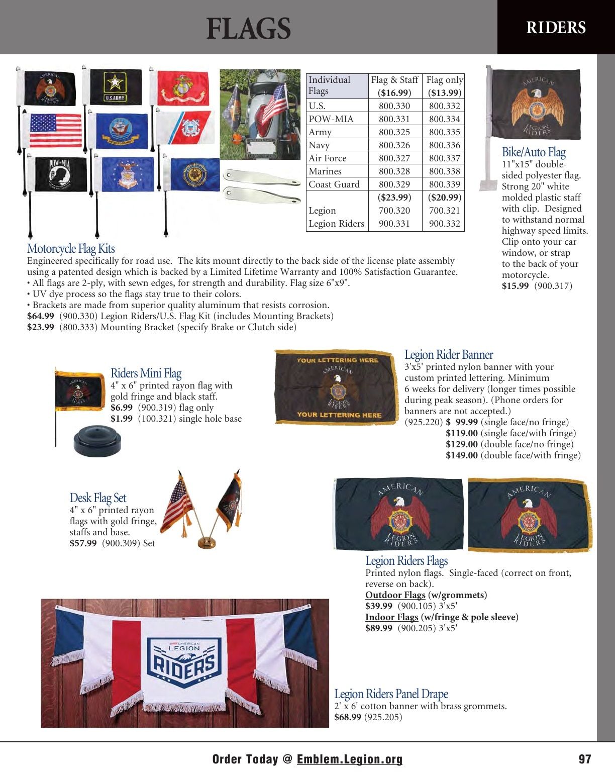 American Legion Flag & Emblem Catalog Weekly Ad January 1 - December 31, 2026