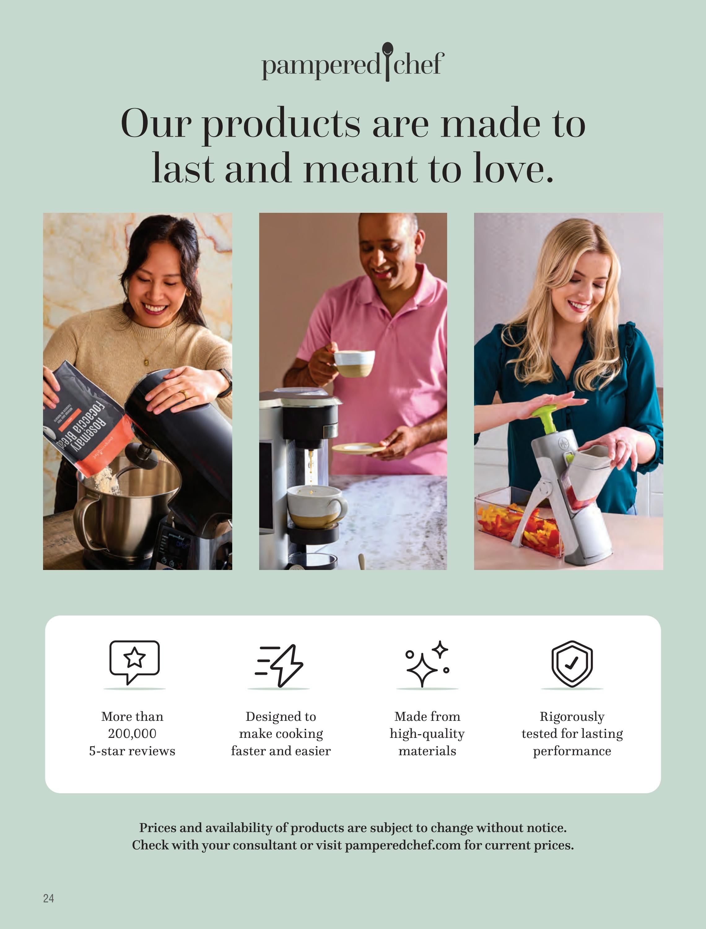 Pampered Chef Spring/Summer 2026 Catalog Weekly Ad March 1 - August 31, 2026