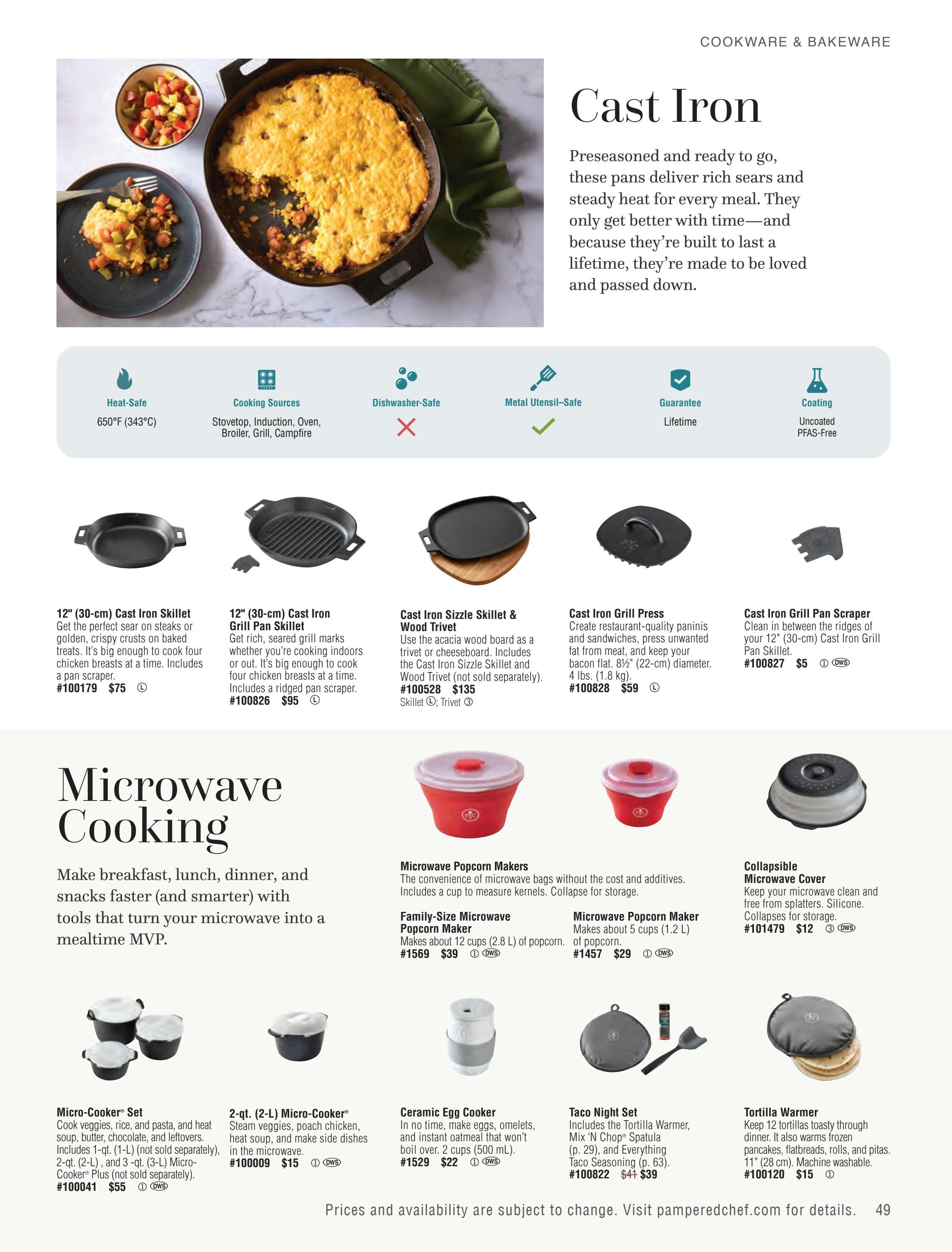 Pampered Chef Spring/Summer 2026 Catalog Weekly Ad March 1 - August 31, 2026