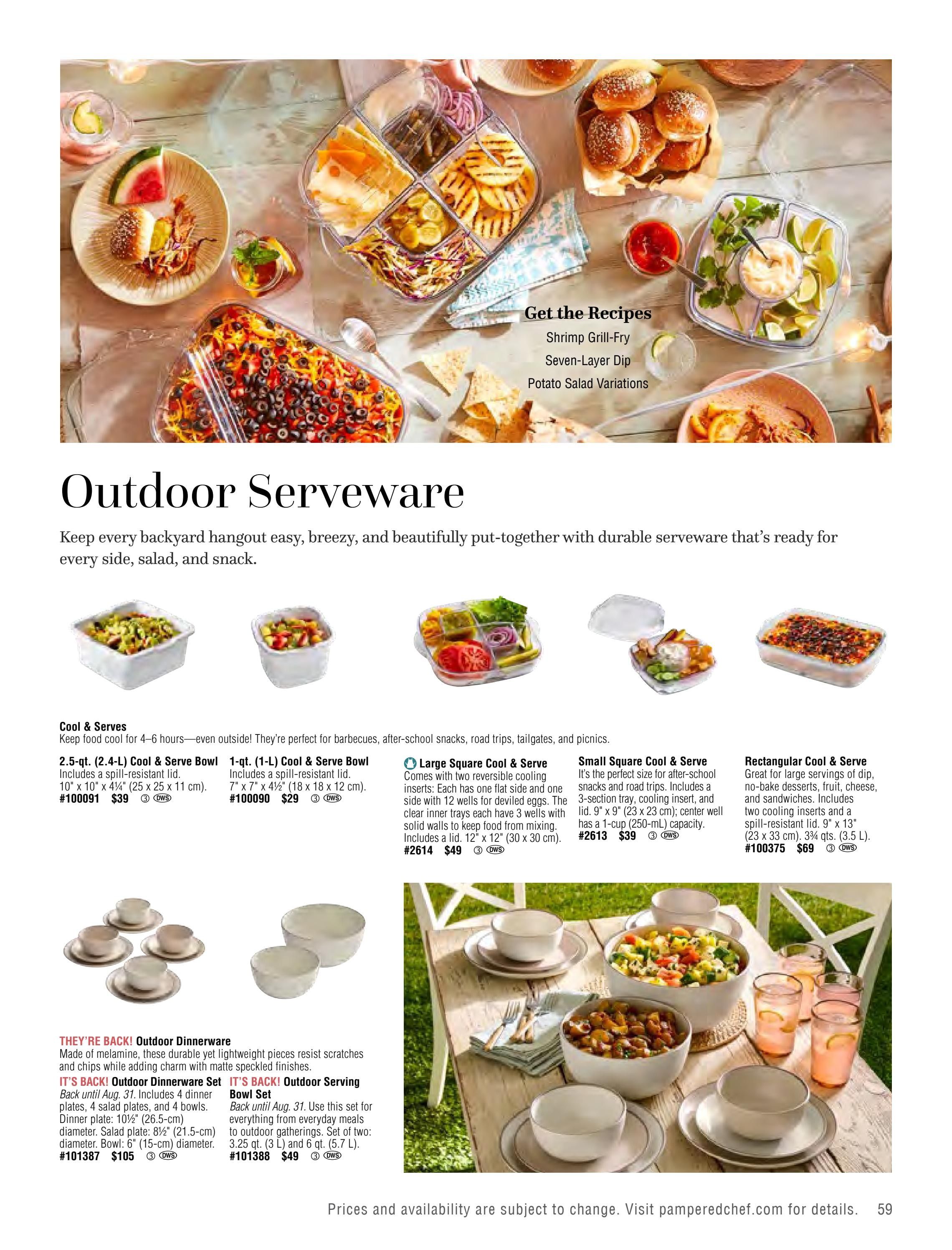 Pampered Chef Spring/Summer 2026 Catalog Weekly Ad March 1 - August 31, 2026