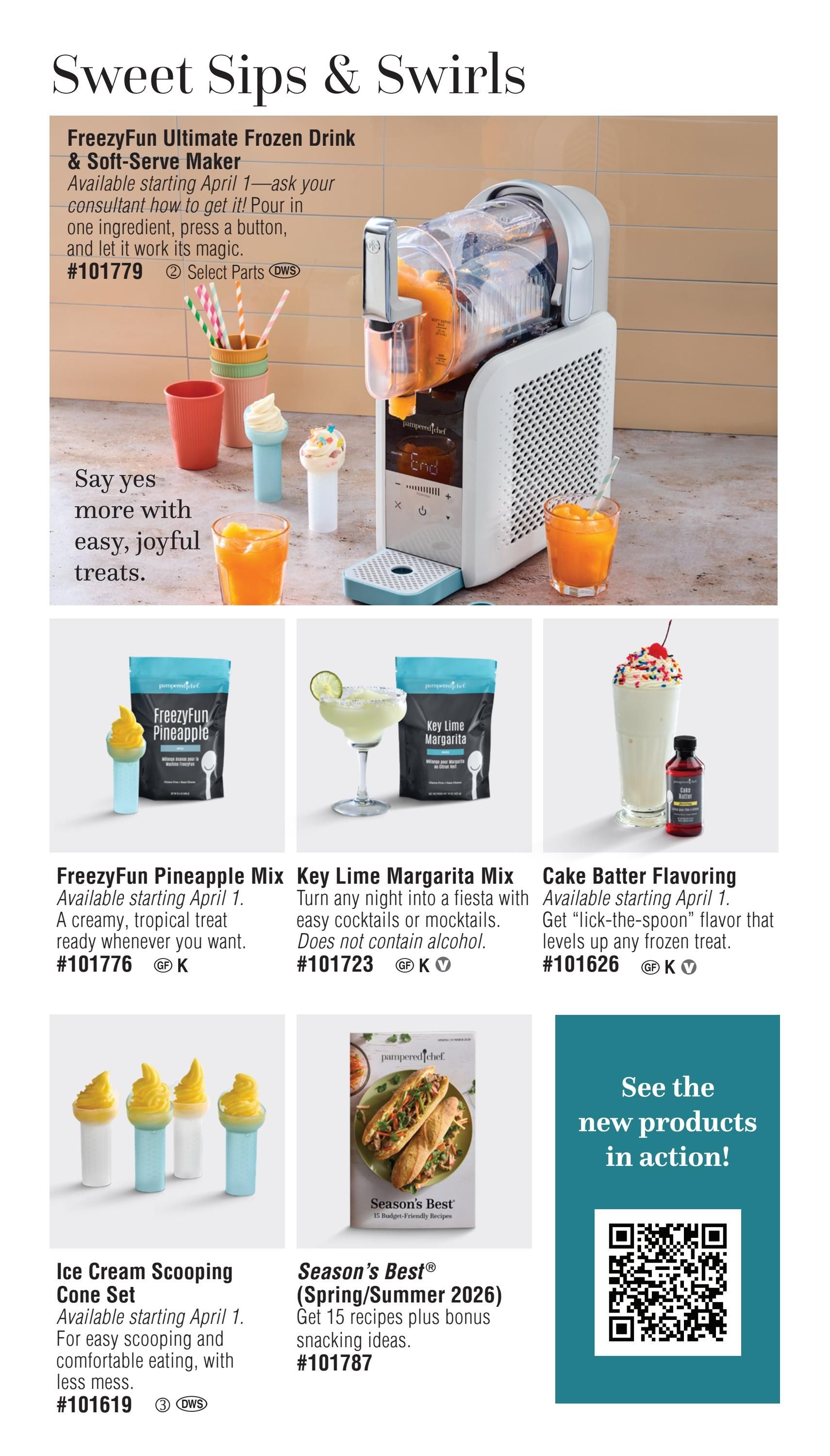 Pampered Chef Spring/Summer 2026 Mini Catalog Weekly Ad March 1 - August 31, 2026