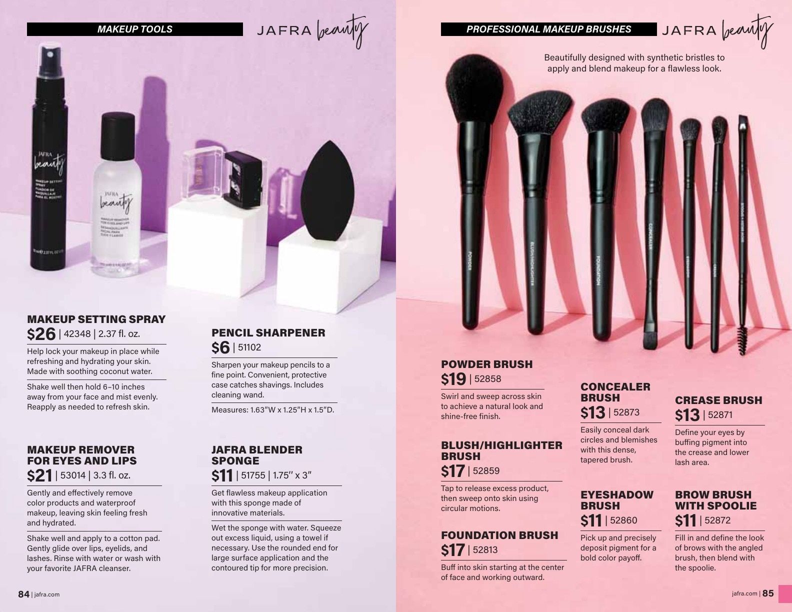 JAFRA Spring/Summer 2026 Product Catalog Weekly Ad February 1 - August 31, 2026