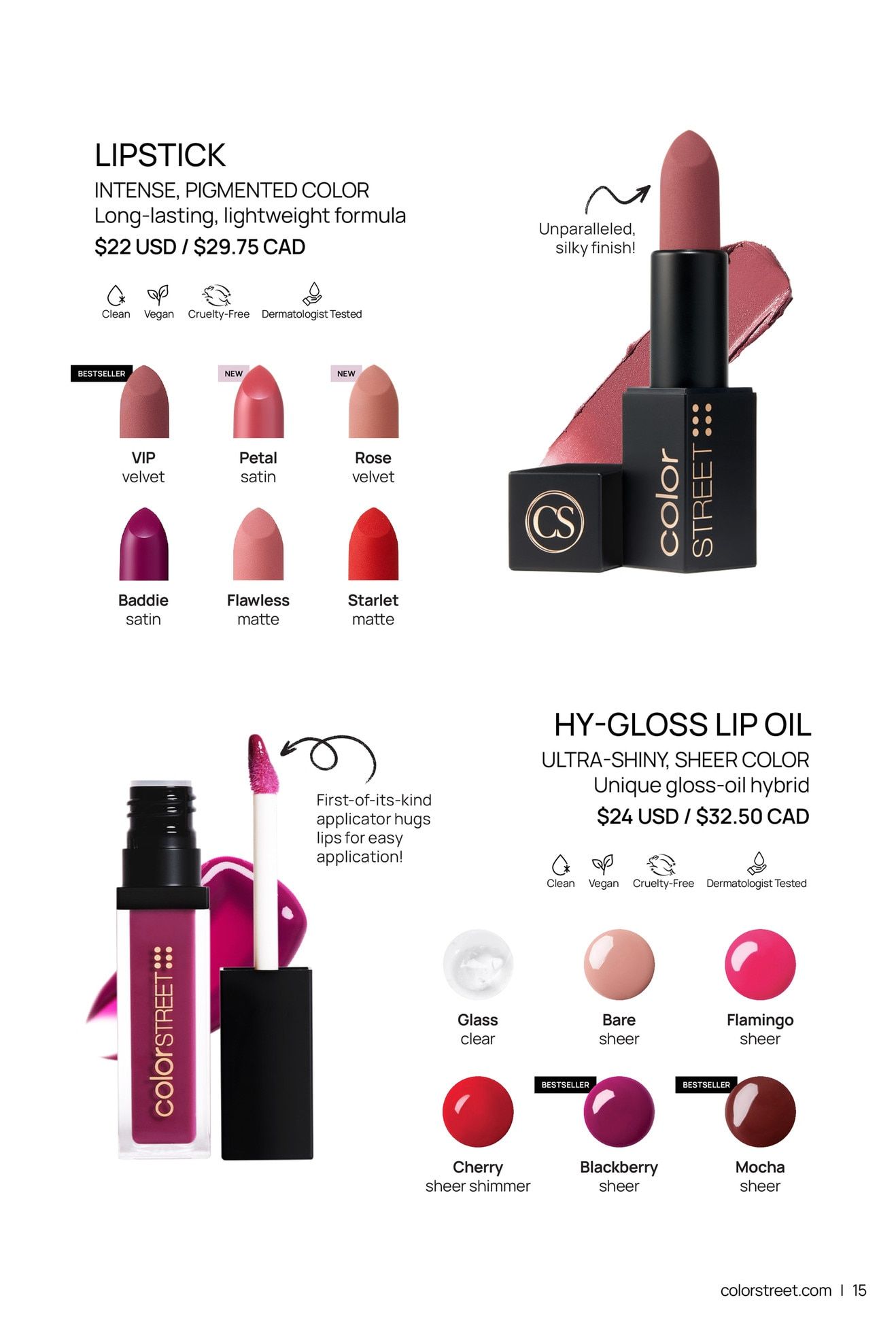 Color Street Core Catalog Weekly Ad January 23 - December 31, 2026