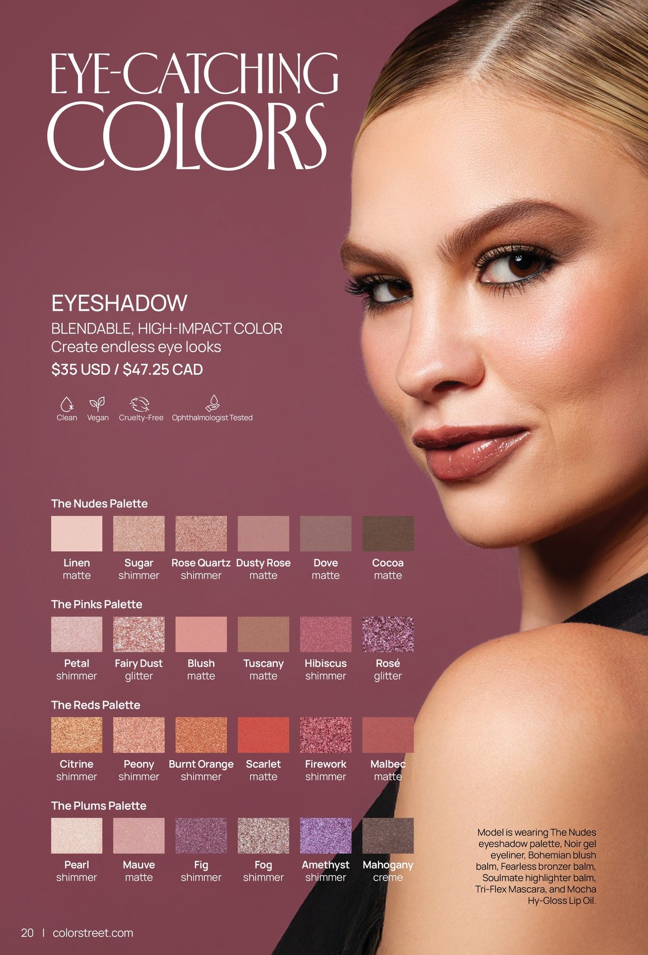 Color Street Core Catalog Weekly Ad January 23 - December 31, 2026