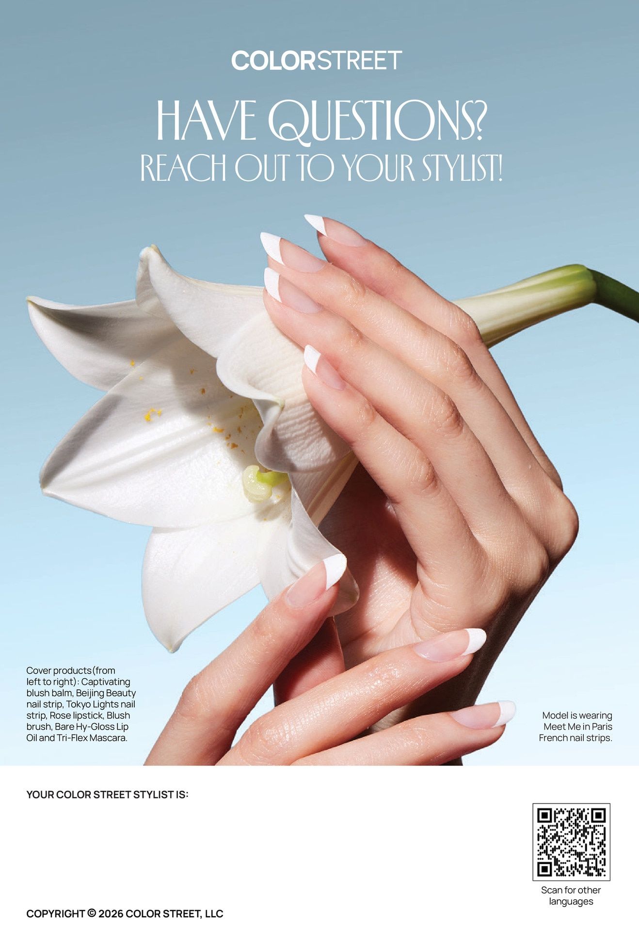 Color Street Core Catalog Weekly Ad January 23 - December 31, 2026