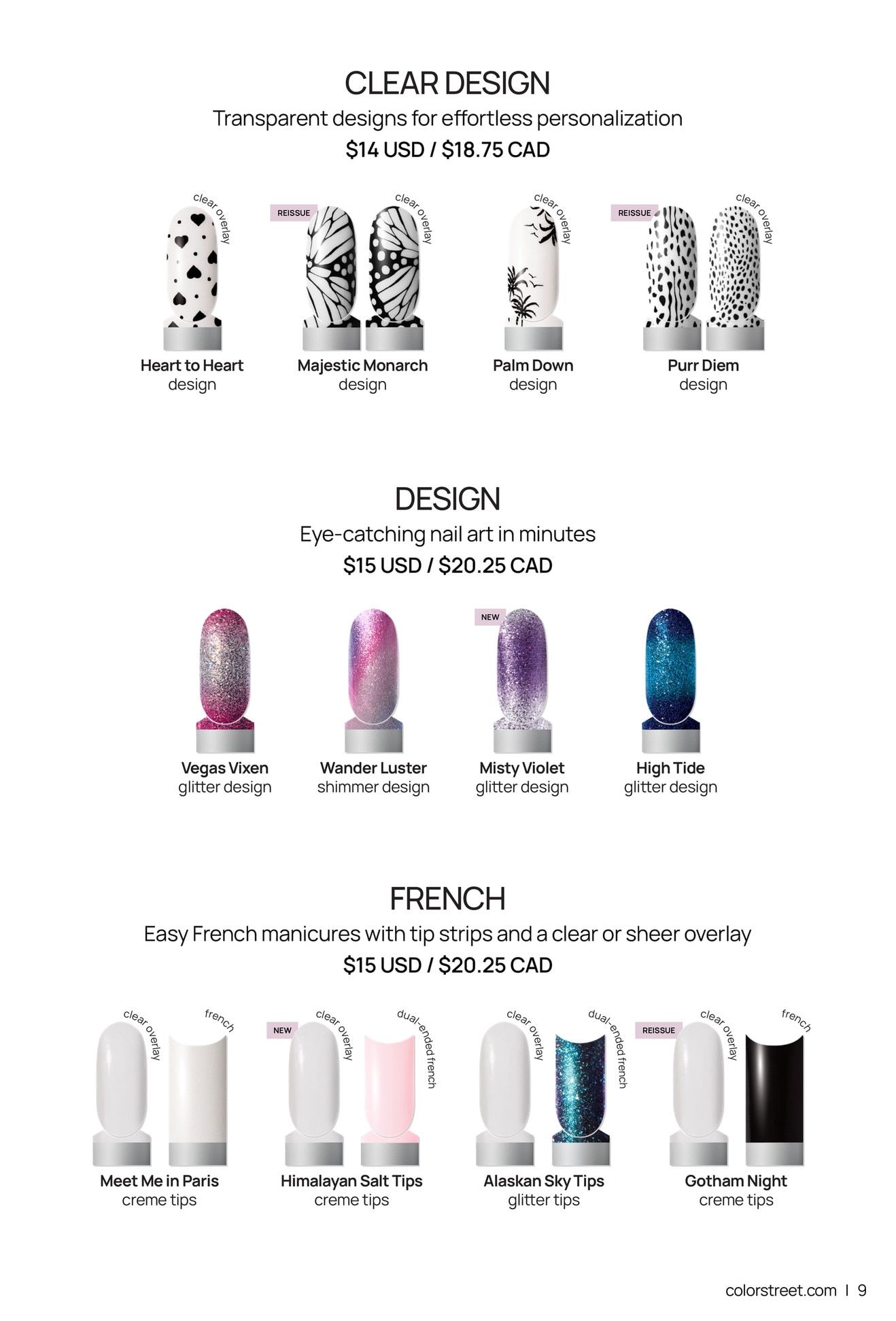 Color Street Core Catalog Weekly Ad January 23 - December 31, 2026