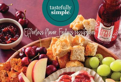 Tastefully Simple Fall/Winter 2026 Catalog Weekly Ad August 1, 2026 - February 28, 2027