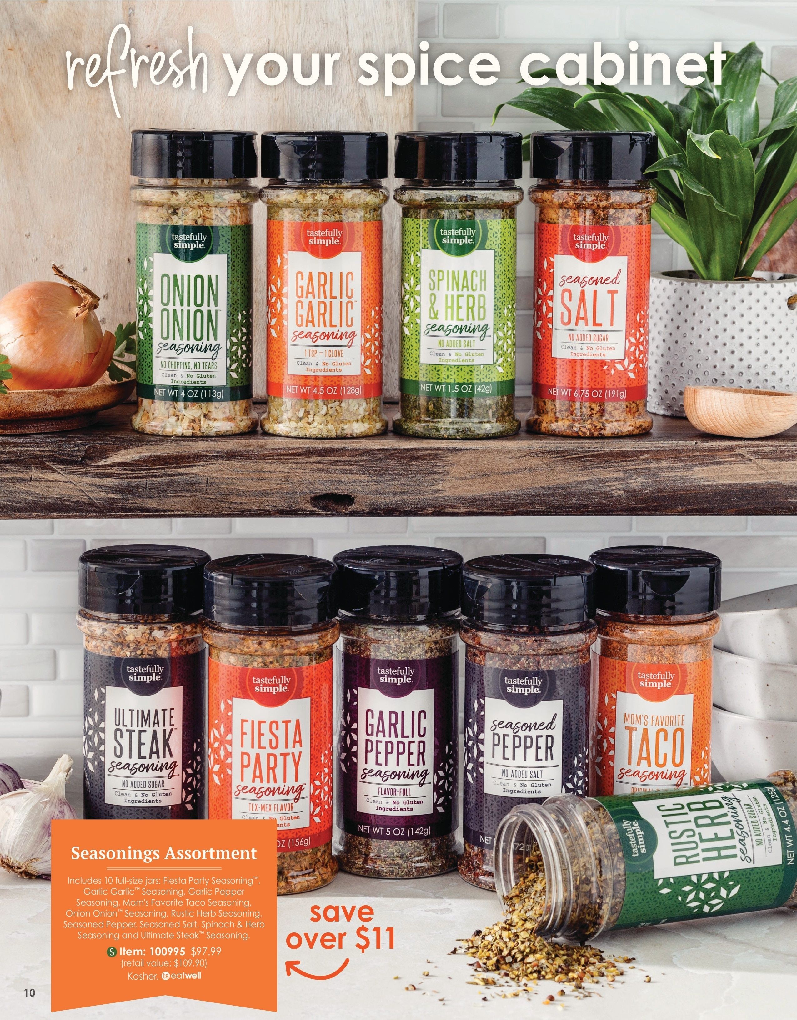 Tastefully Simple Fall/Winter 2026 Catalog Weekly Ad August 1, 2026 - February 28, 2027