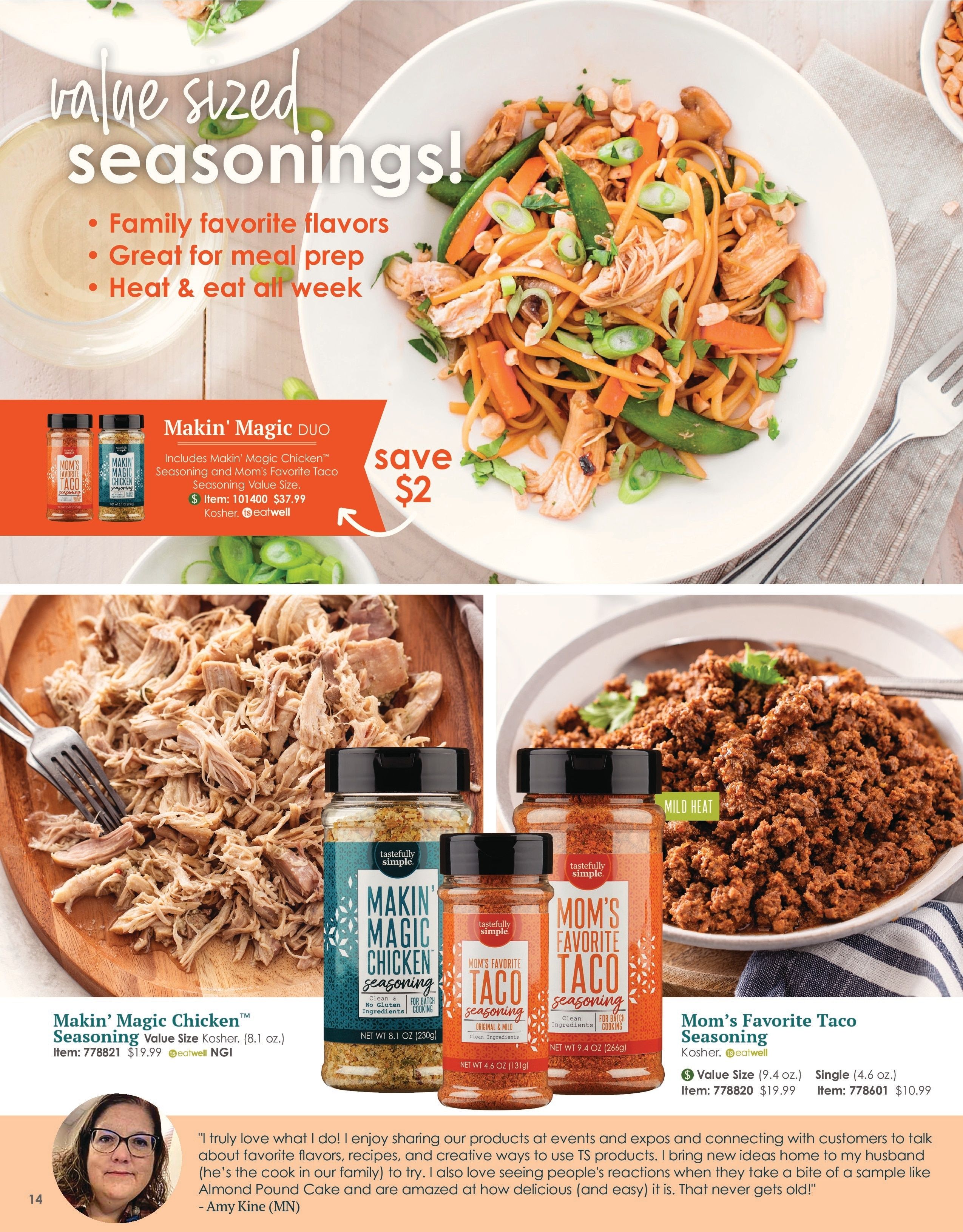 Tastefully Simple Fall/Winter 2026 Catalog Weekly Ad August 1, 2026 - February 28, 2027