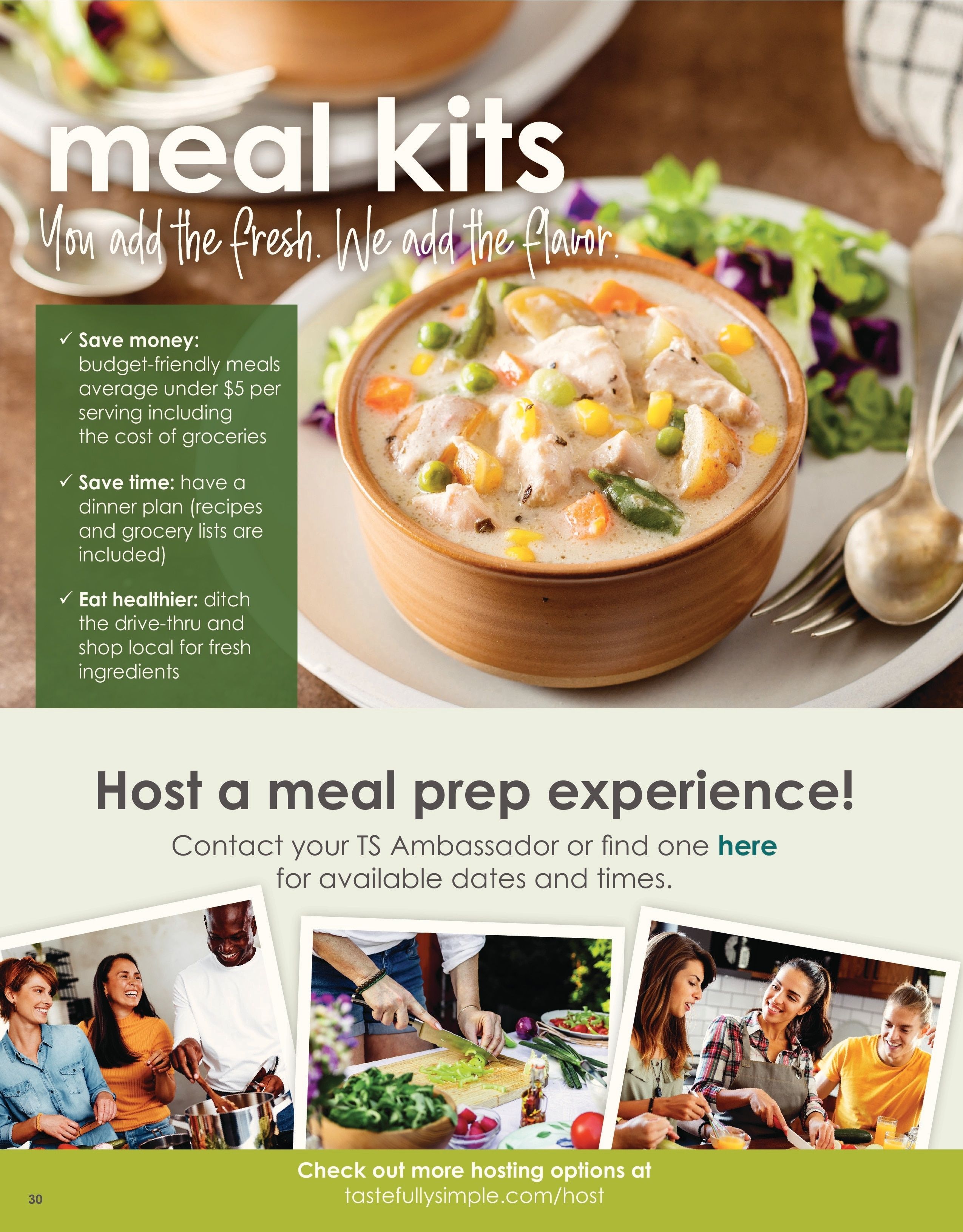 Tastefully Simple Fall/Winter 2026 Catalog Weekly Ad August 1, 2026 - February 28, 2027