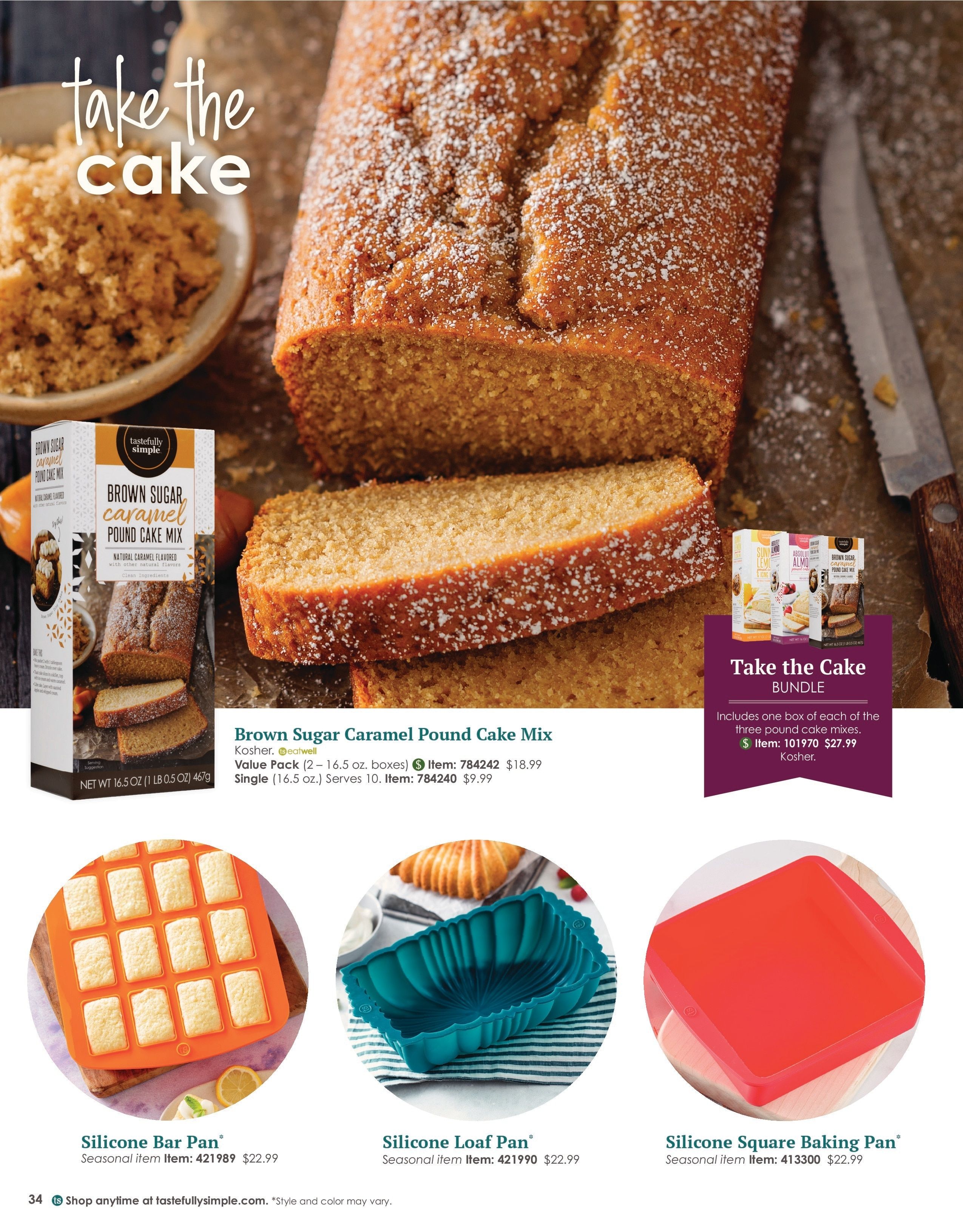Tastefully Simple Fall/Winter 2026 Catalog Weekly Ad August 1, 2026 - February 28, 2027