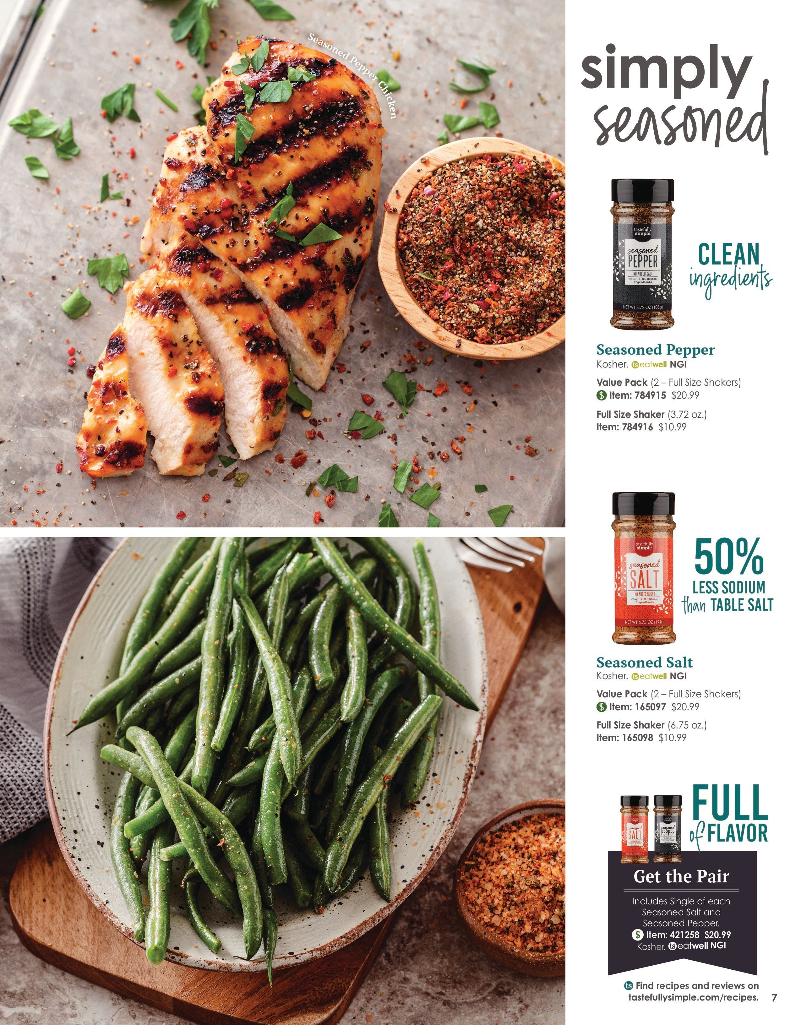 Tastefully Simple Fall/Winter 2026 Catalog Weekly Ad August 1, 2026 - February 28, 2027