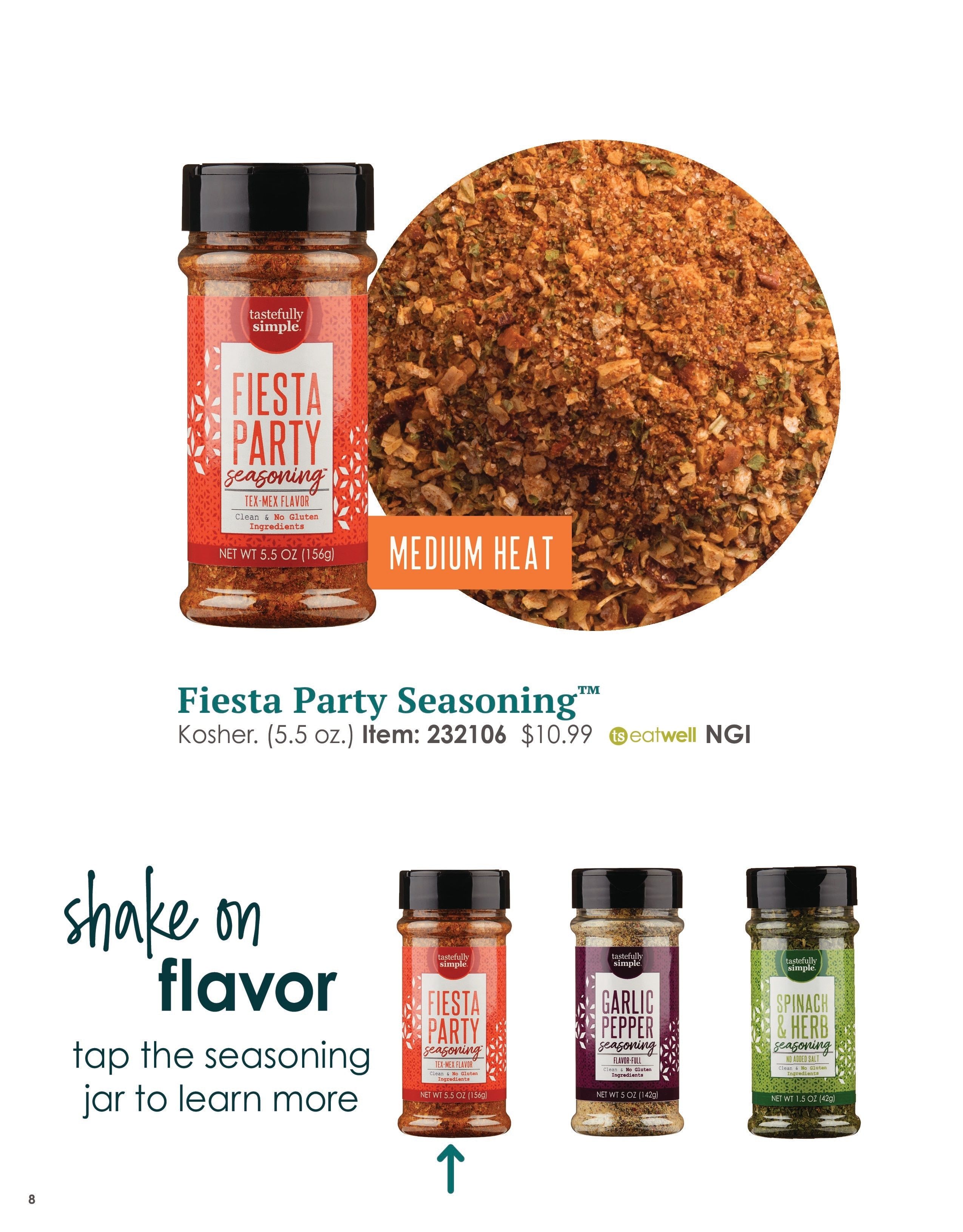 Tastefully Simple Fall/Winter 2026 Catalog Weekly Ad August 1, 2026 - February 28, 2027