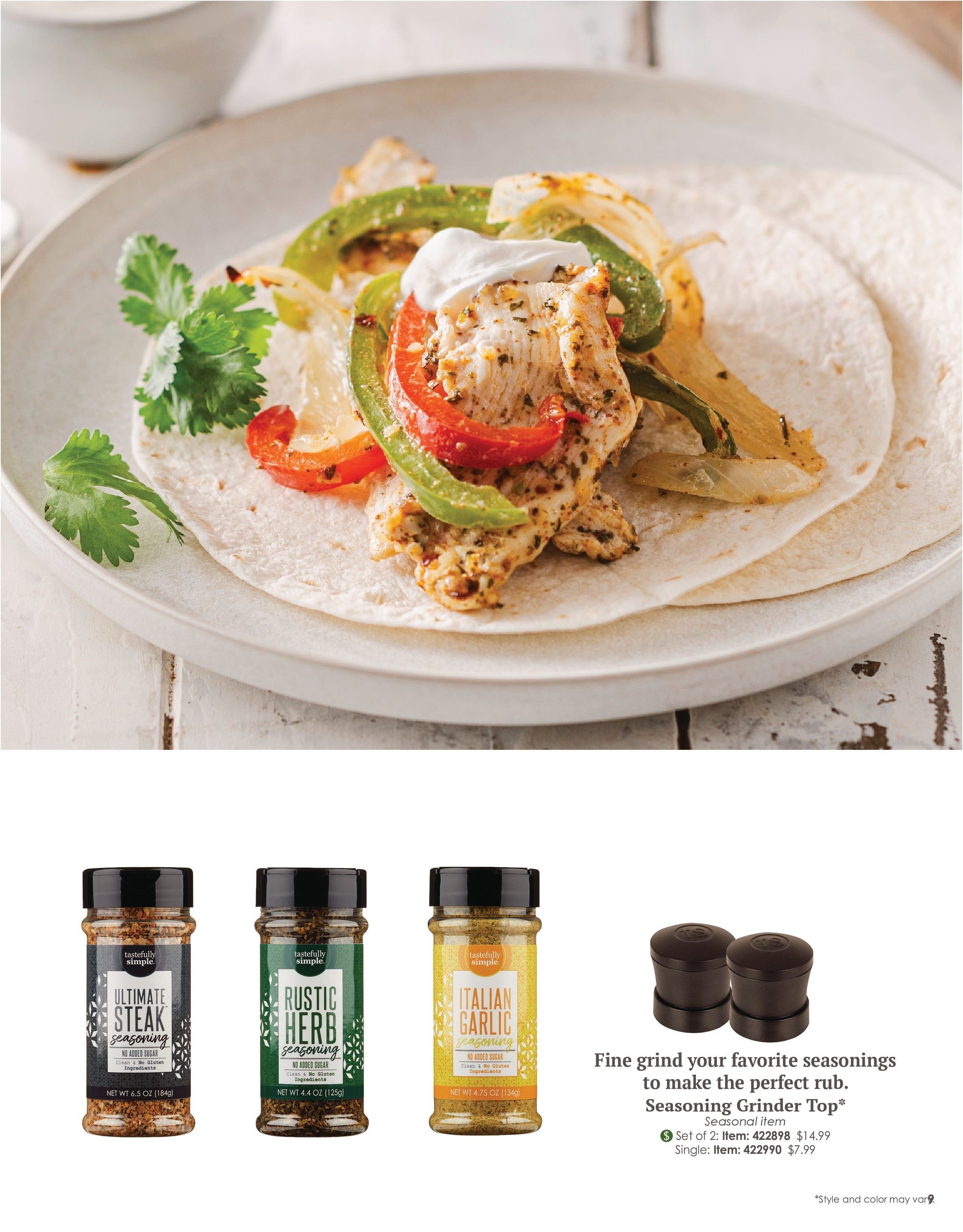 Tastefully Simple Fall/Winter 2026 Catalog Weekly Ad August 1, 2026 - February 28, 2027