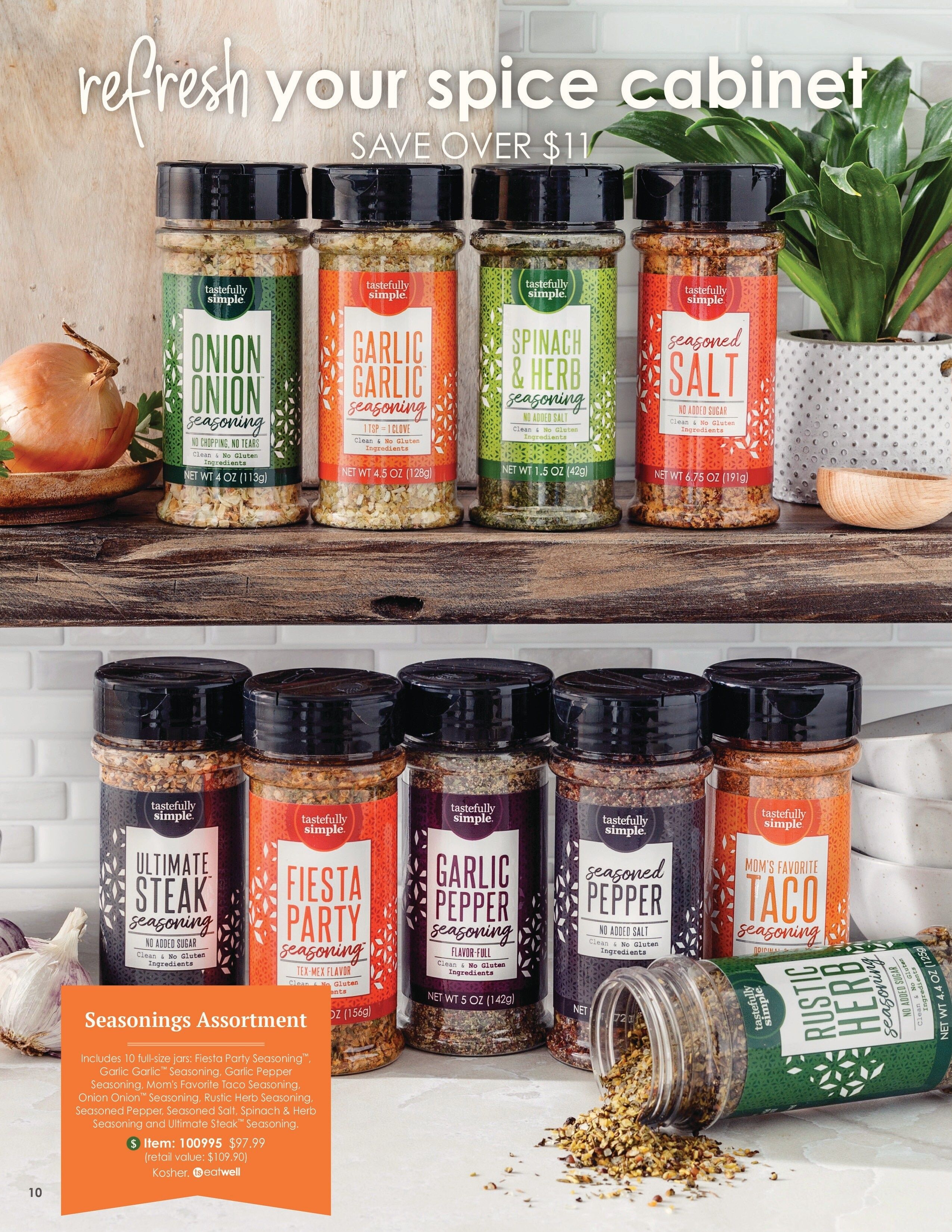 Tastefully Simple Spring/Summer 2026 Catalog Weekly Ad March 1 - August 31, 2026