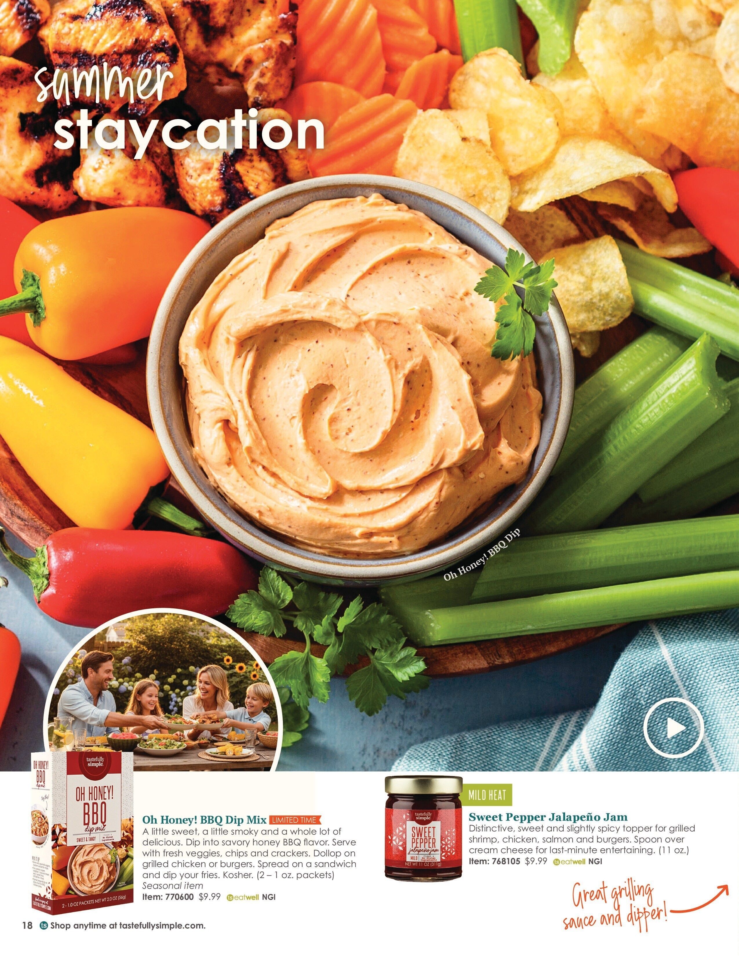 Tastefully Simple Spring/Summer 2026 Catalog Weekly Ad March 1 - August 31, 2026