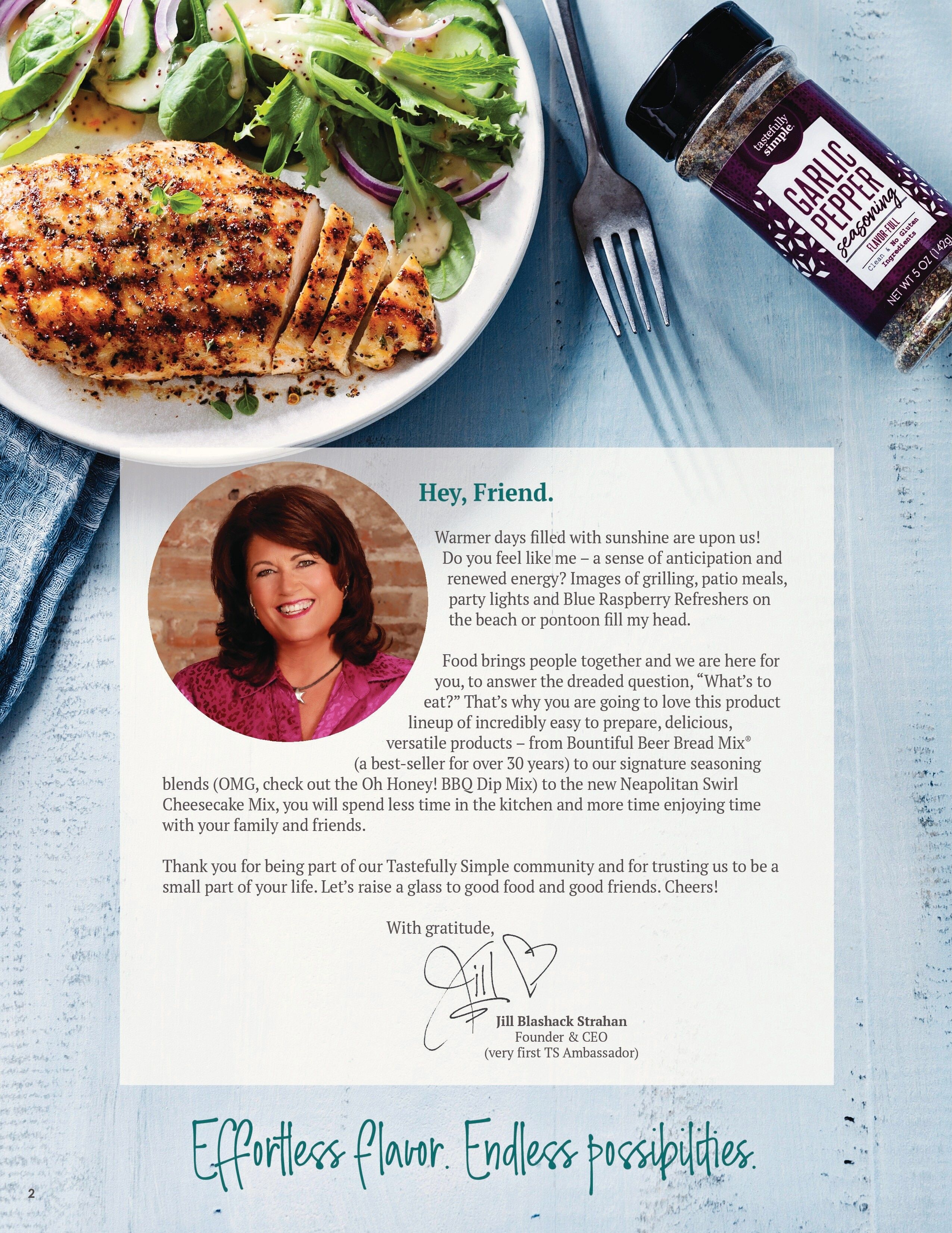 Tastefully Simple Spring/Summer 2026 Catalog Weekly Ad March 1 - August 31, 2026