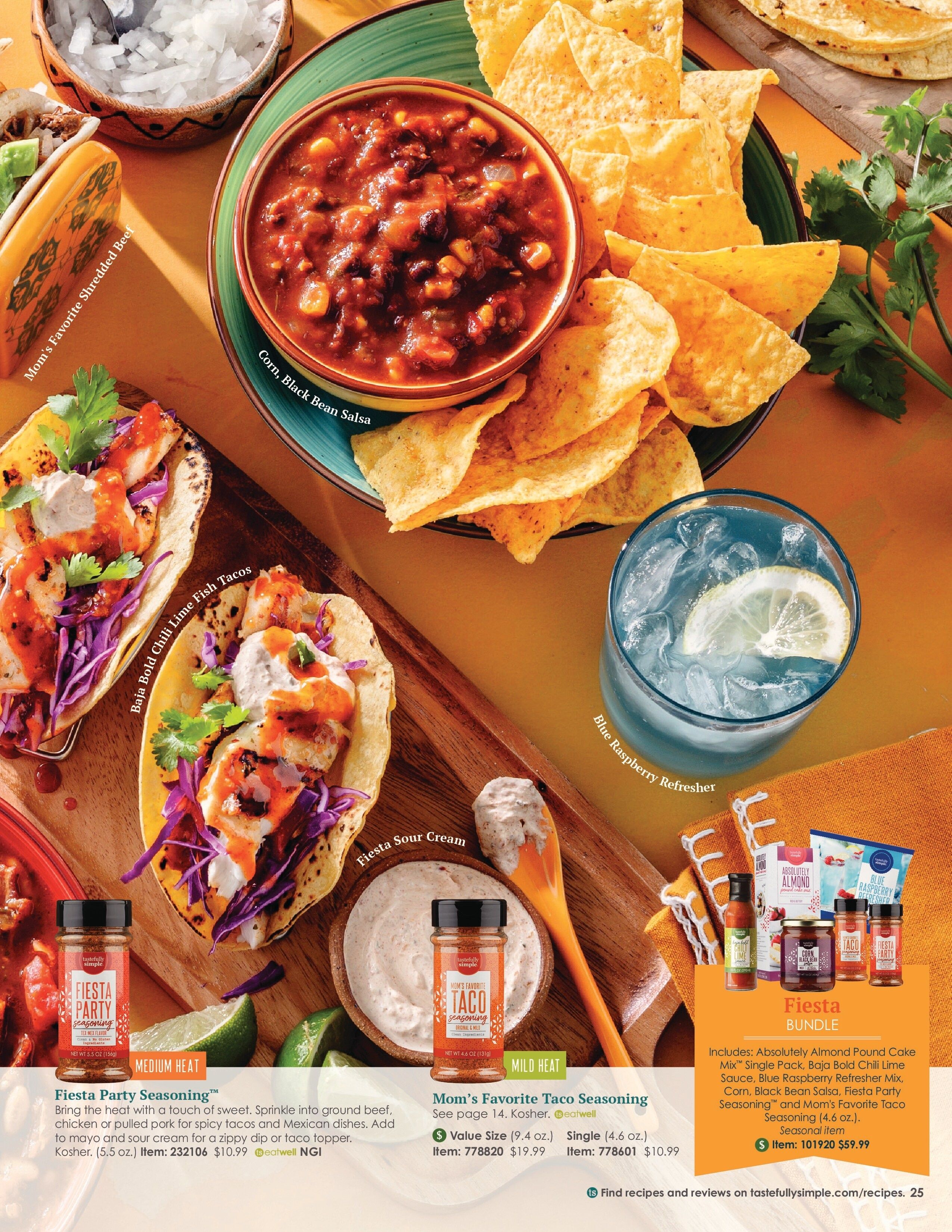 Tastefully Simple Spring/Summer 2026 Catalog Weekly Ad March 1 - August 31, 2026