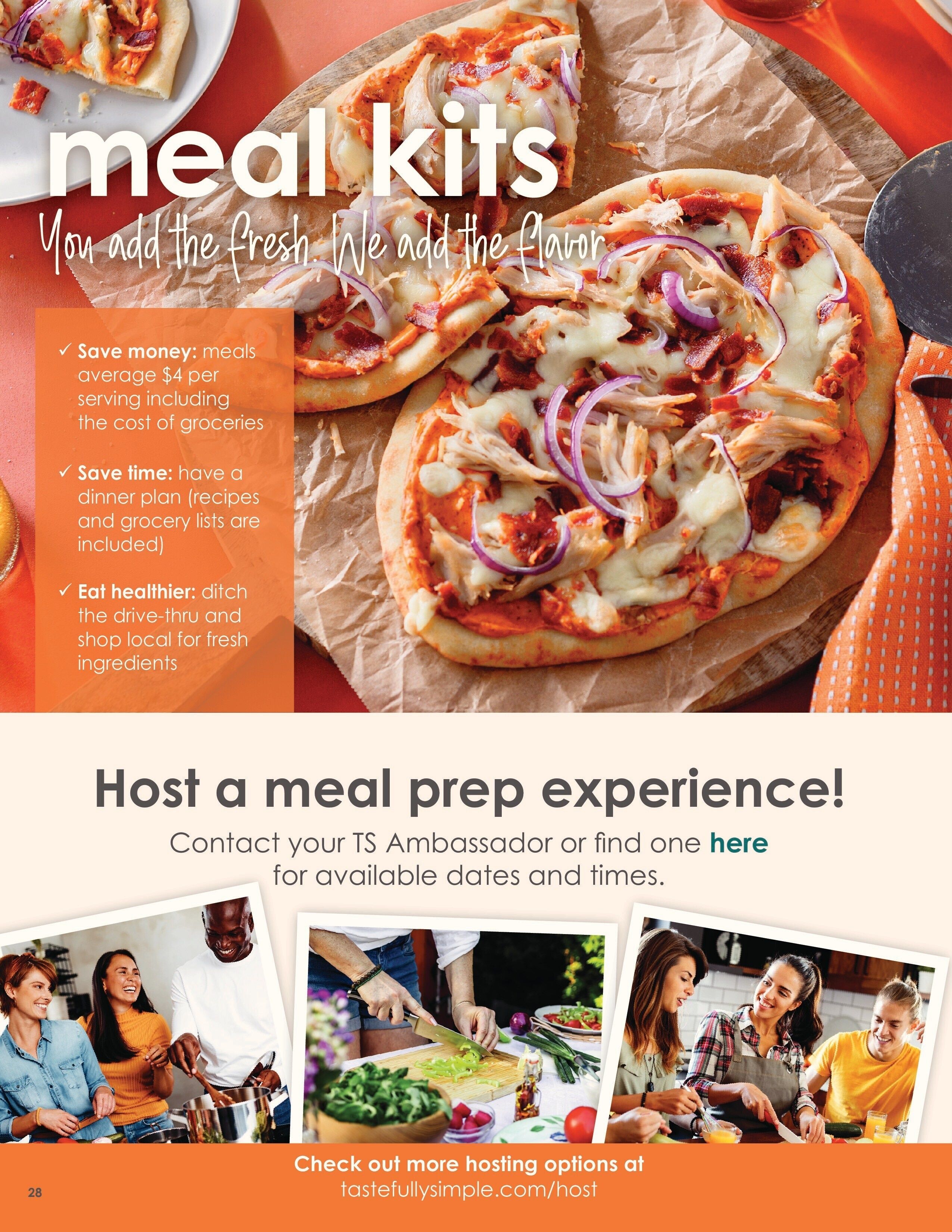 Tastefully Simple Spring/Summer 2026 Catalog Weekly Ad March 1 - August 31, 2026