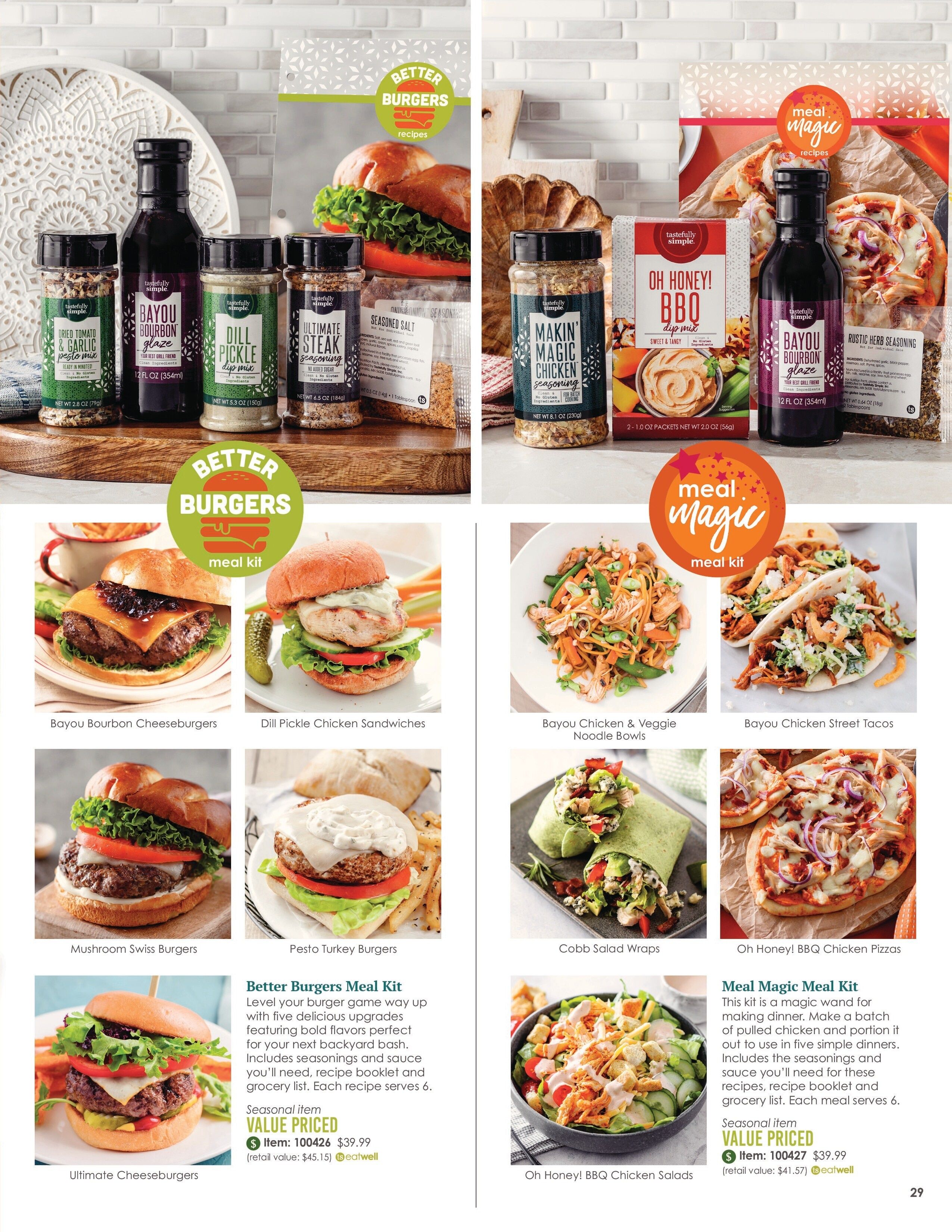 Tastefully Simple Spring/Summer 2026 Catalog Weekly Ad March 1 - August 31, 2026