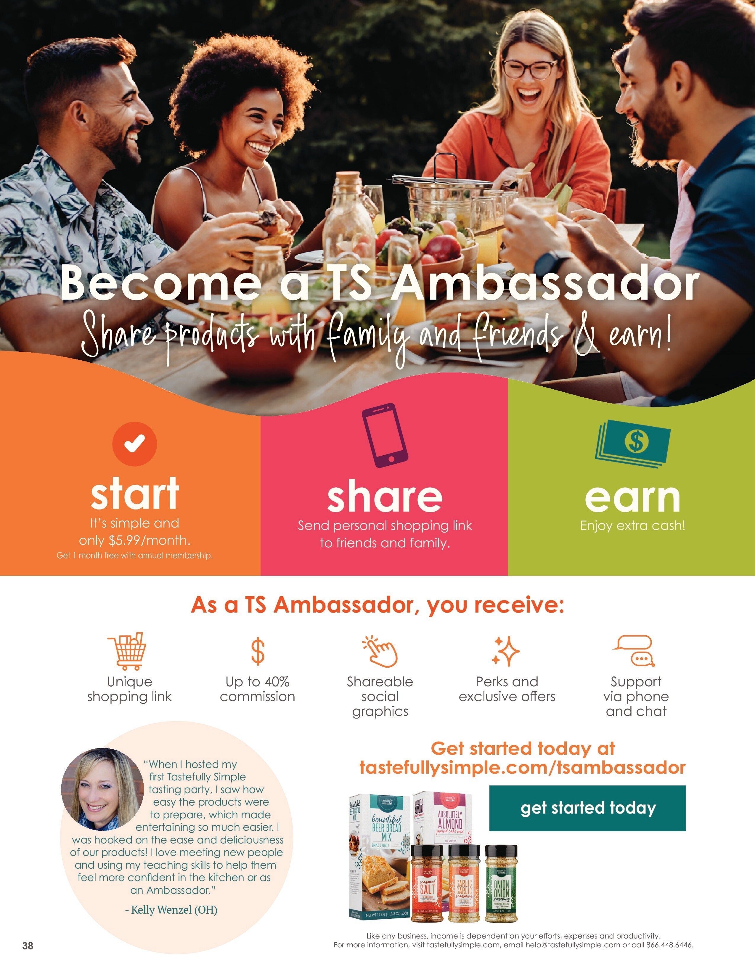 Tastefully Simple Spring/Summer 2026 Catalog Weekly Ad March 1 - August 31, 2026