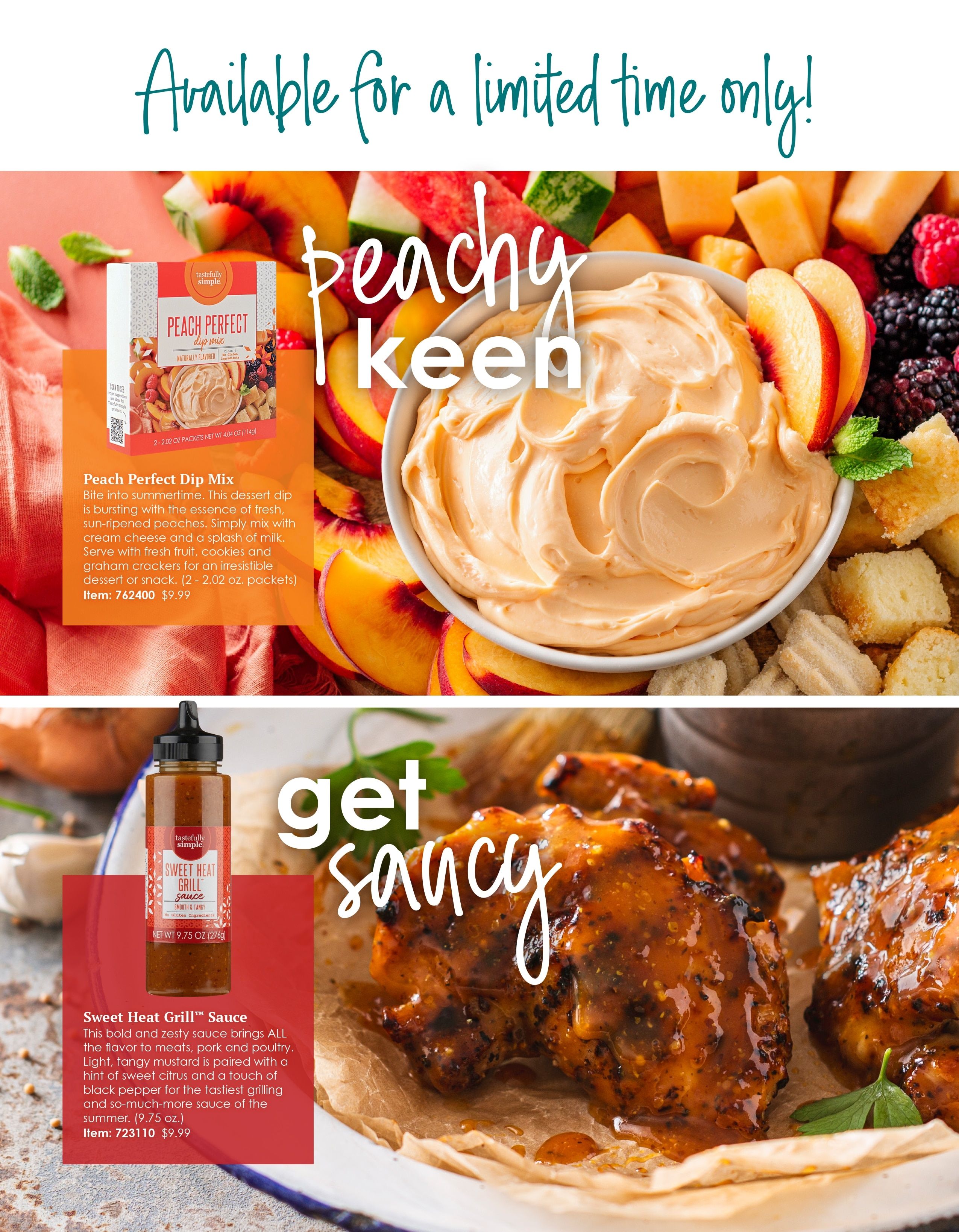 Tastefully Simple Spring/Summer 2026 Catalog Weekly Ad March 1 - August 31, 2026