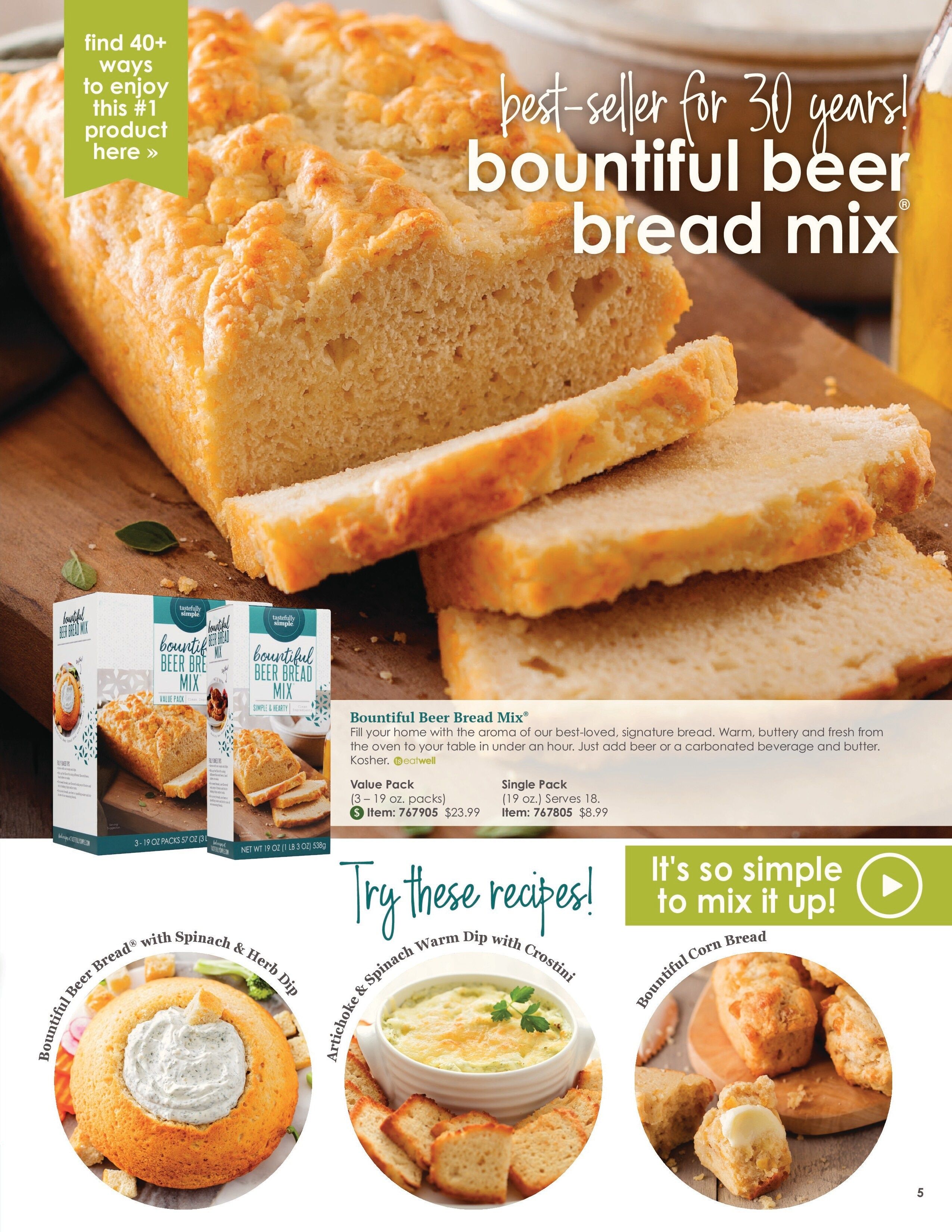 Tastefully Simple Spring/Summer 2026 Catalog Weekly Ad March 1 - August 31, 2026