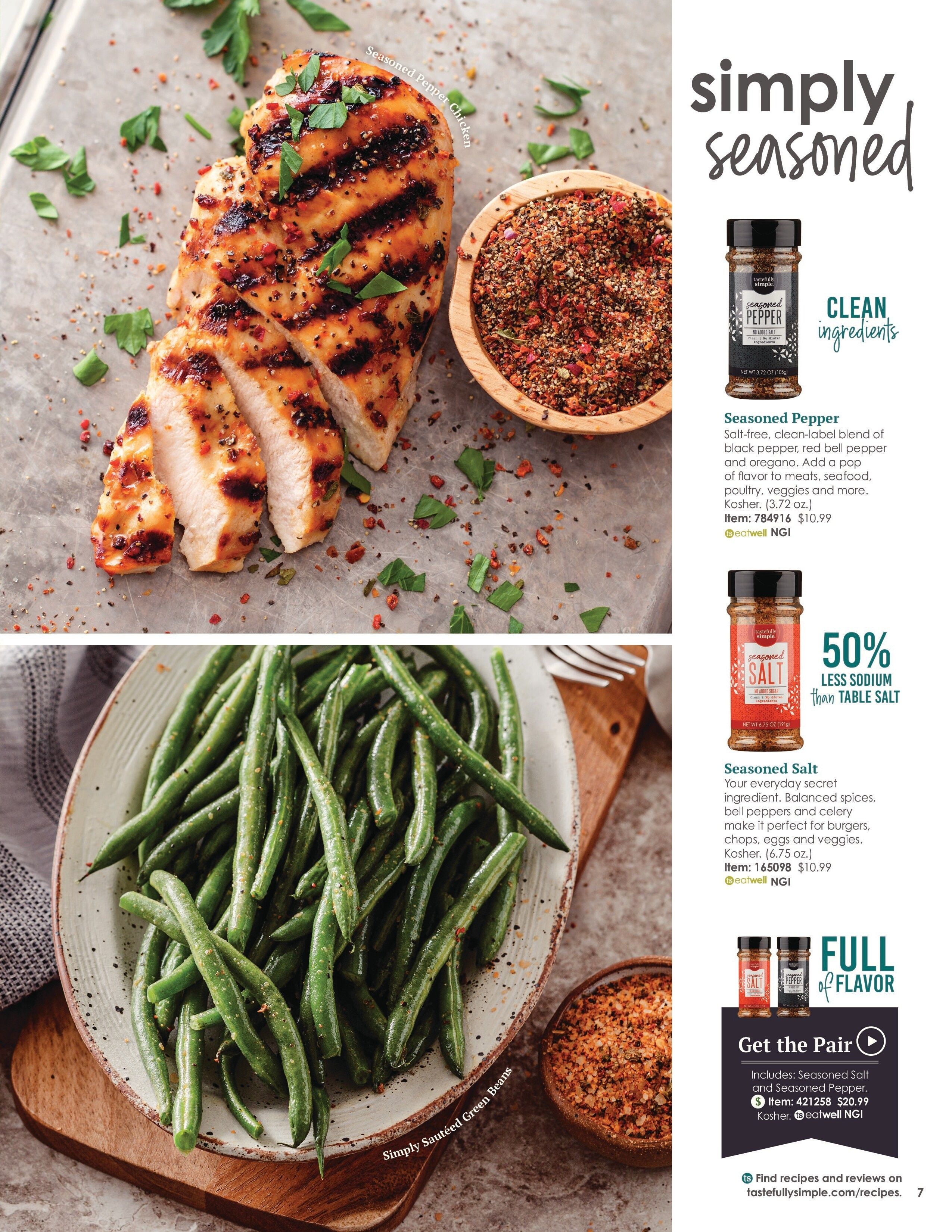 Tastefully Simple Spring/Summer 2026 Catalog Weekly Ad March 1 - August 31, 2026
