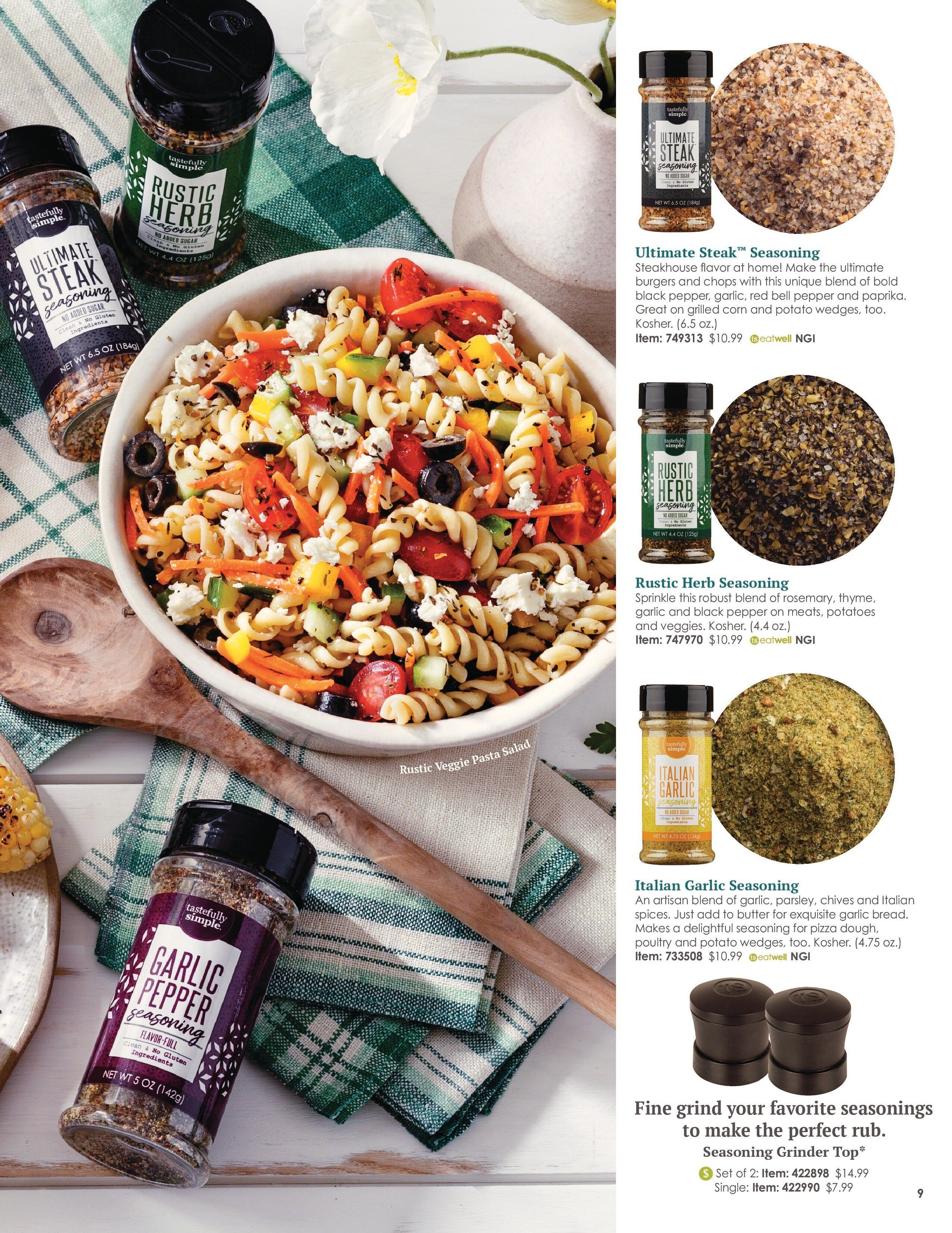 Tastefully Simple Spring/Summer 2026 Catalog Weekly Ad March 1 - August 31, 2026