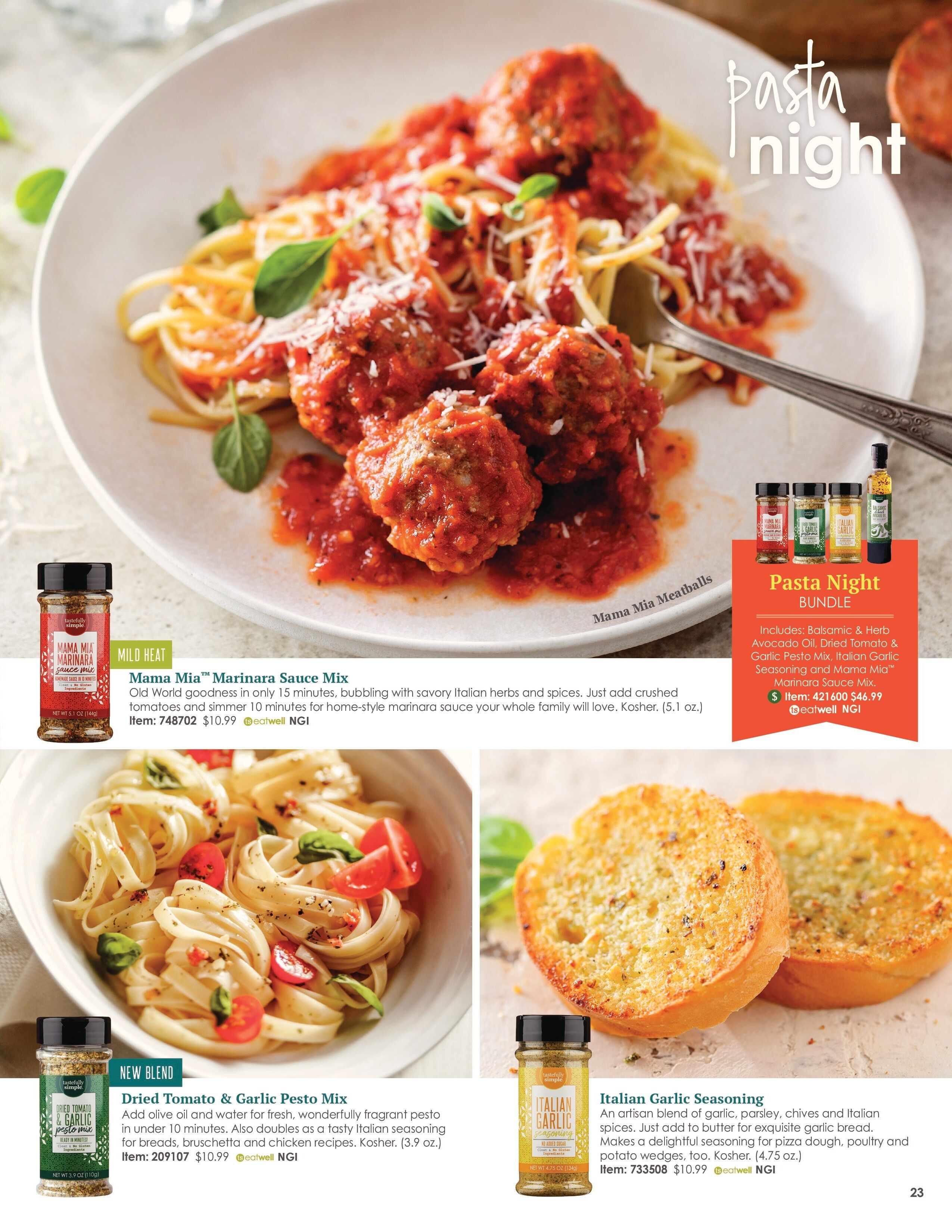 Tastefully Simple Spring/Summer 2026 Catalog Weekly Ad March 1 - August 31, 2026