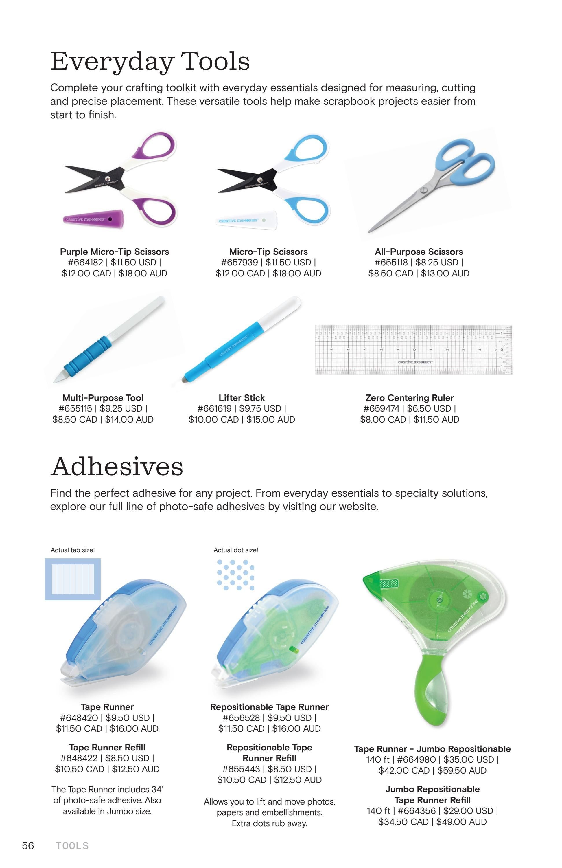 Creative Memories Q3/Q4 Product Catalog Weekly Ad July 1 - December 31, 2026