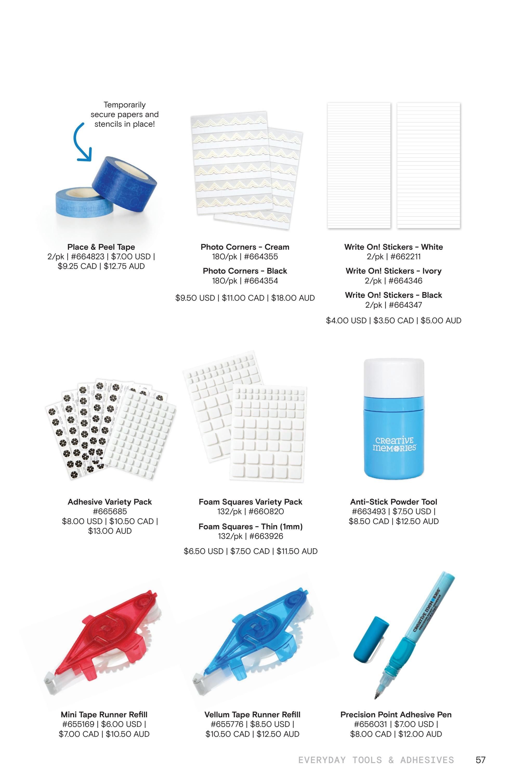 Creative Memories Q3/Q4 Product Catalog Weekly Ad July 1 - December 31, 2026