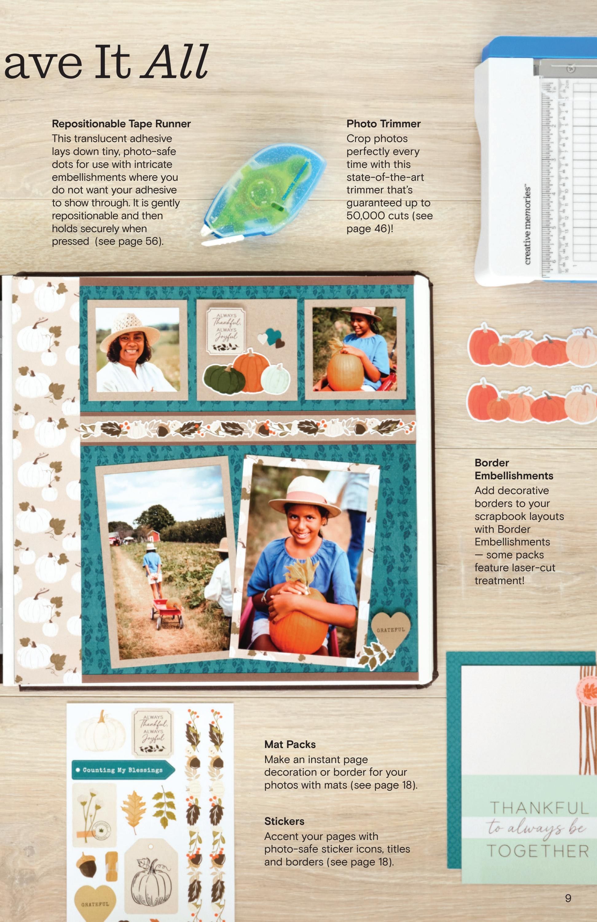 Creative Memories Q3/Q4 Product Catalog Weekly Ad July 1 - December 31, 2026