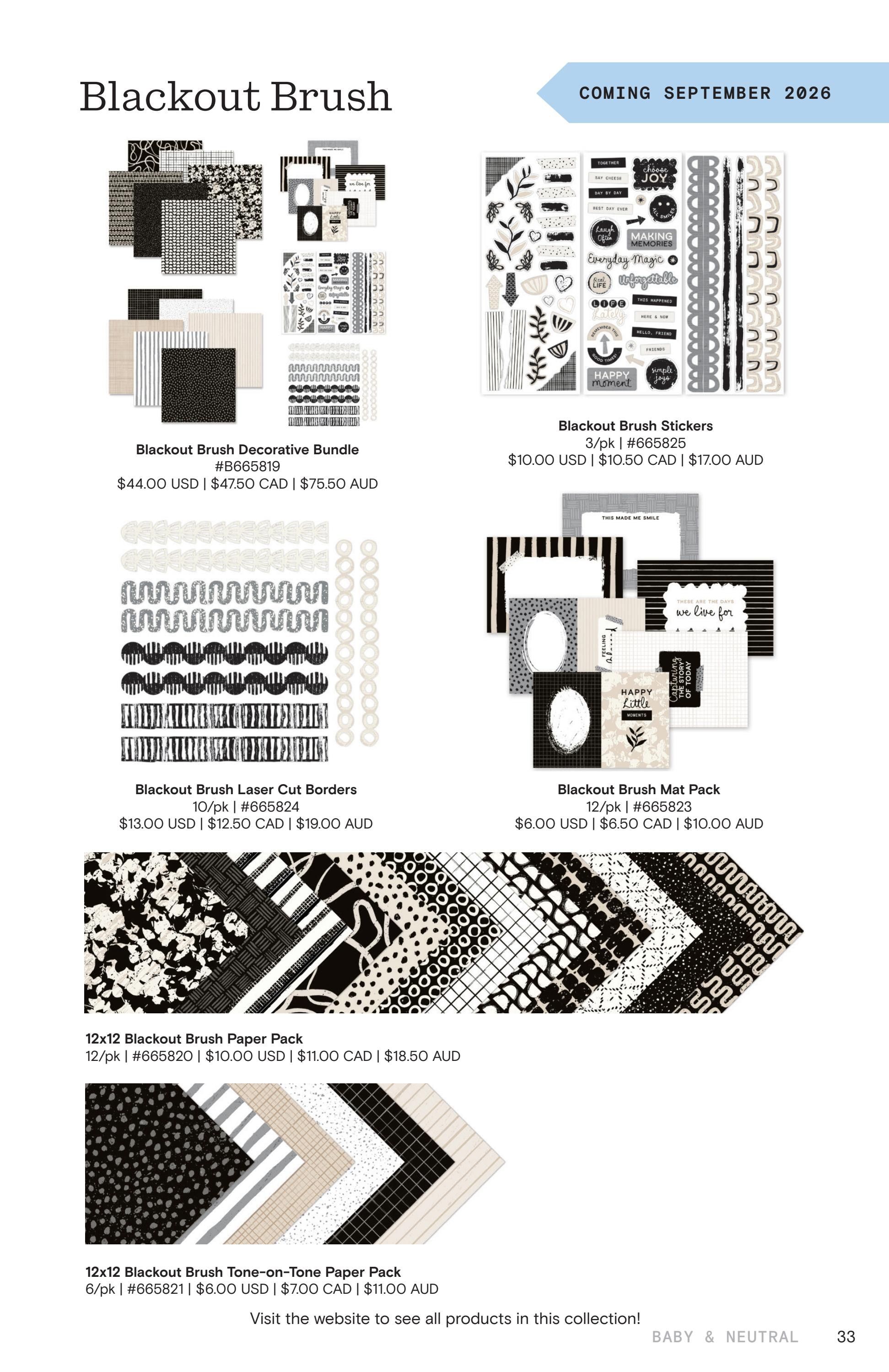 Creative Memories Q3/Q4 Product Catalog Weekly Ad July 1 - December 31, 2026