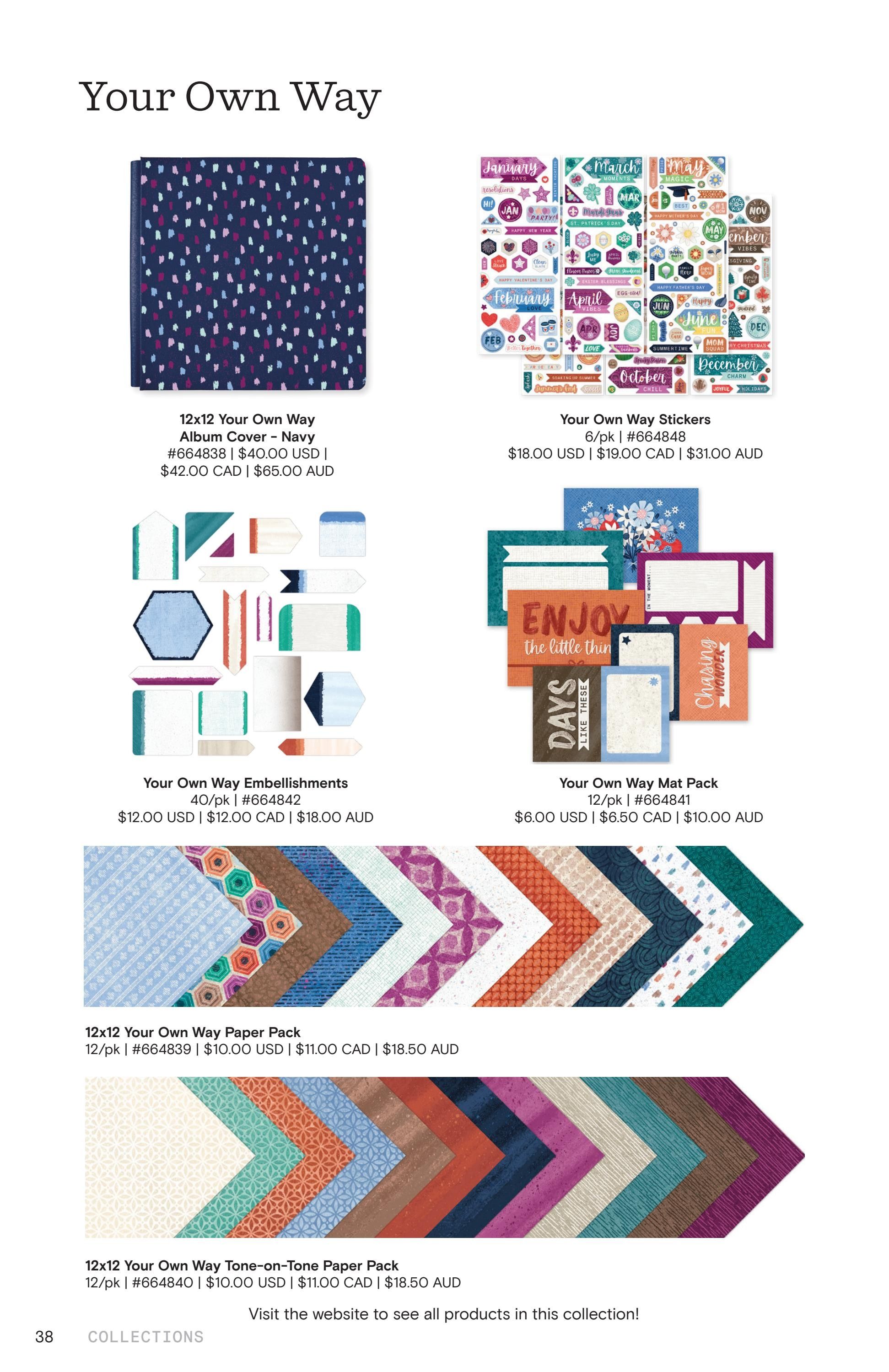 Creative Memories Q3/Q4 Product Catalog Weekly Ad July 1 - December 31, 2026