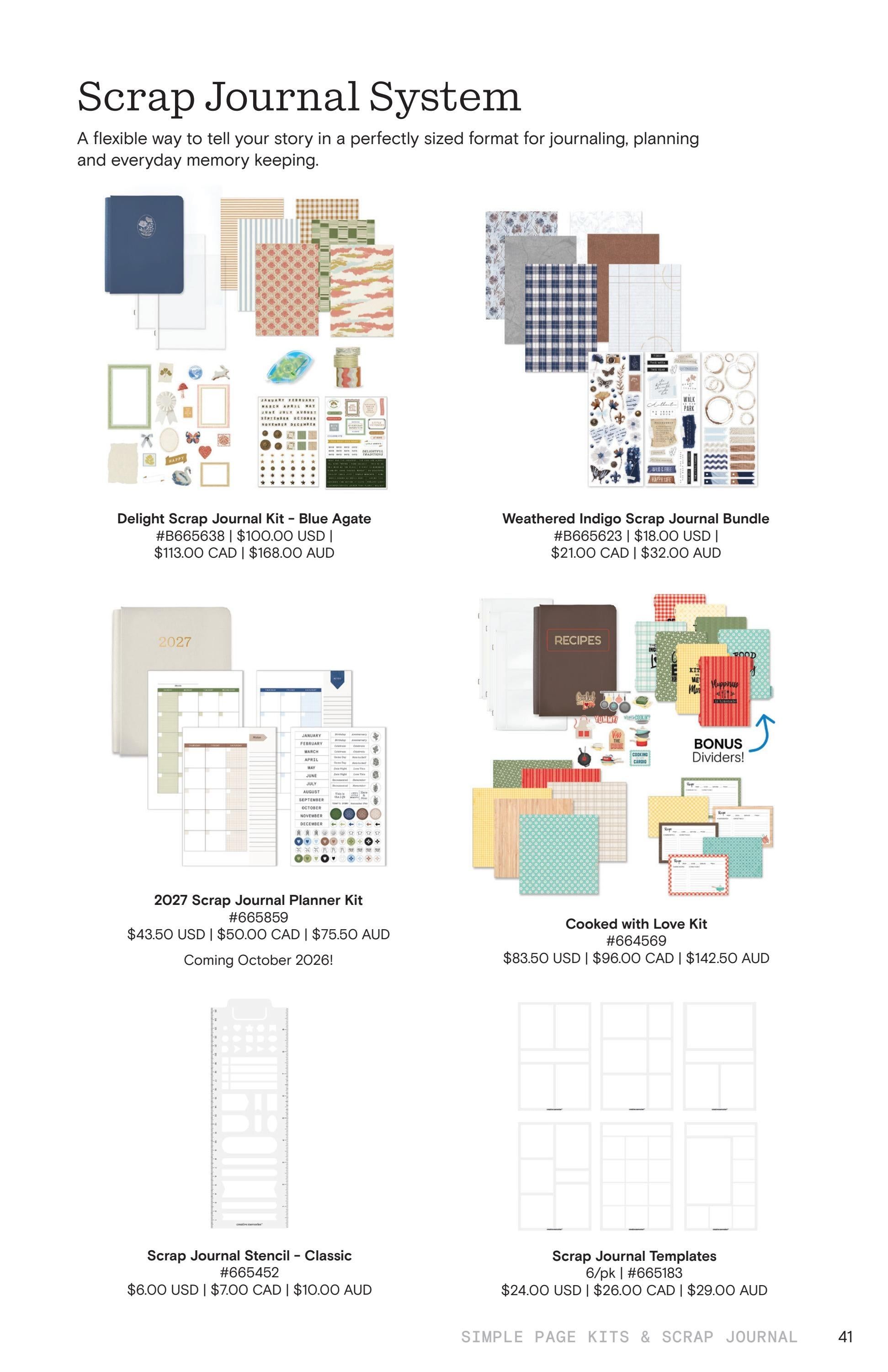 Creative Memories Q3/Q4 Product Catalog Weekly Ad July 1 - December 31, 2026