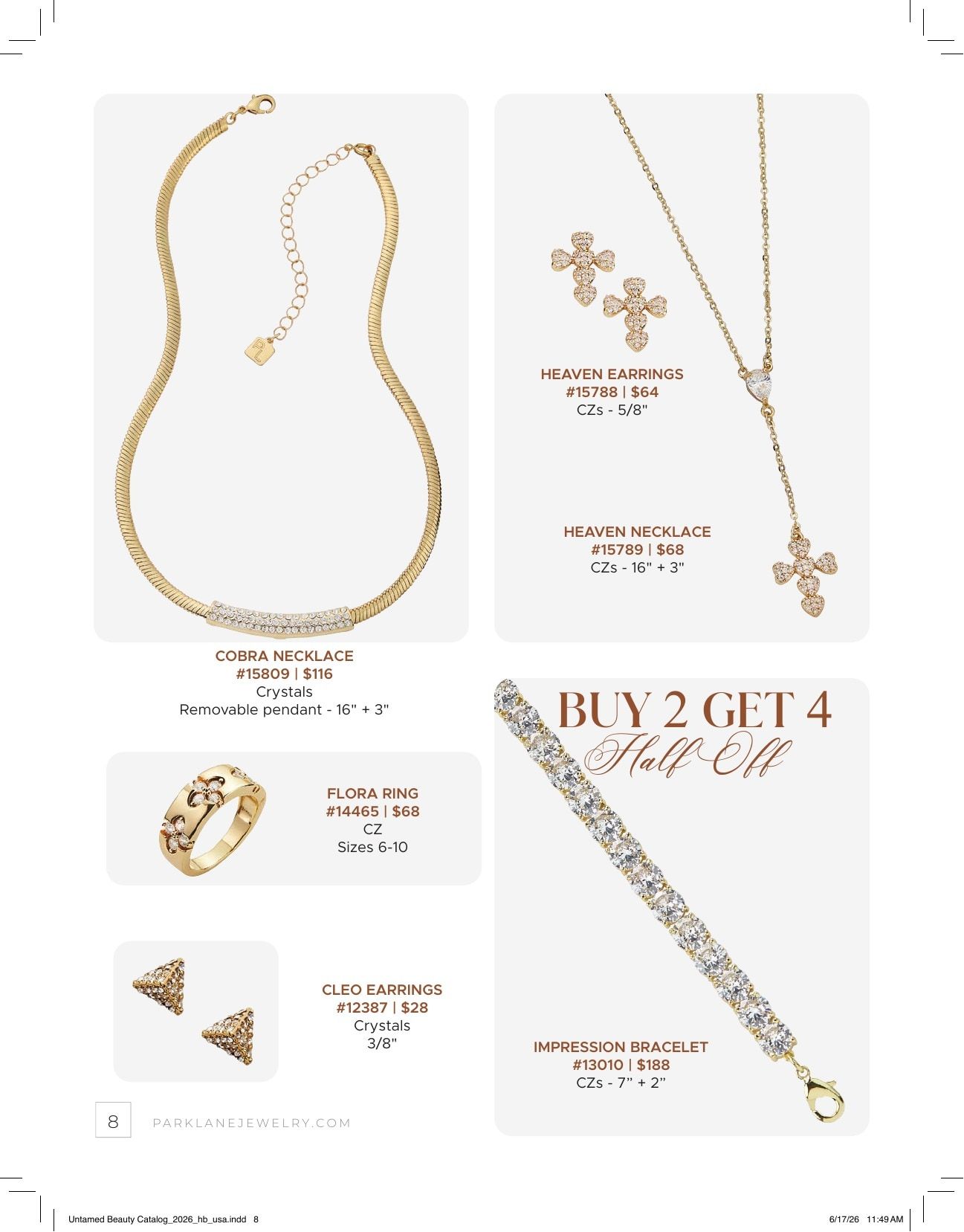 Park Lane Jewelry Untamed Beauty Fall 2026 Catalog Weekly Ad July 1, 2026 - February 28, 2027