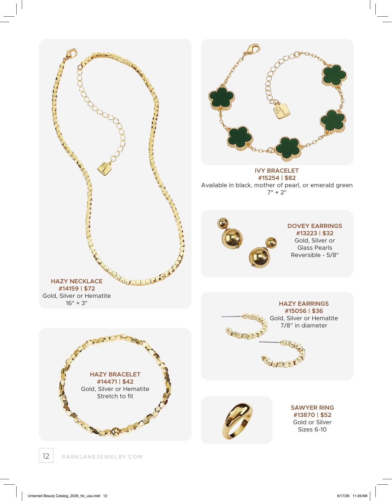 Park Lane Jewelry Untamed Beauty Fall 2026 Catalog Weekly Ad July 1, 2026 - February 28, 2027