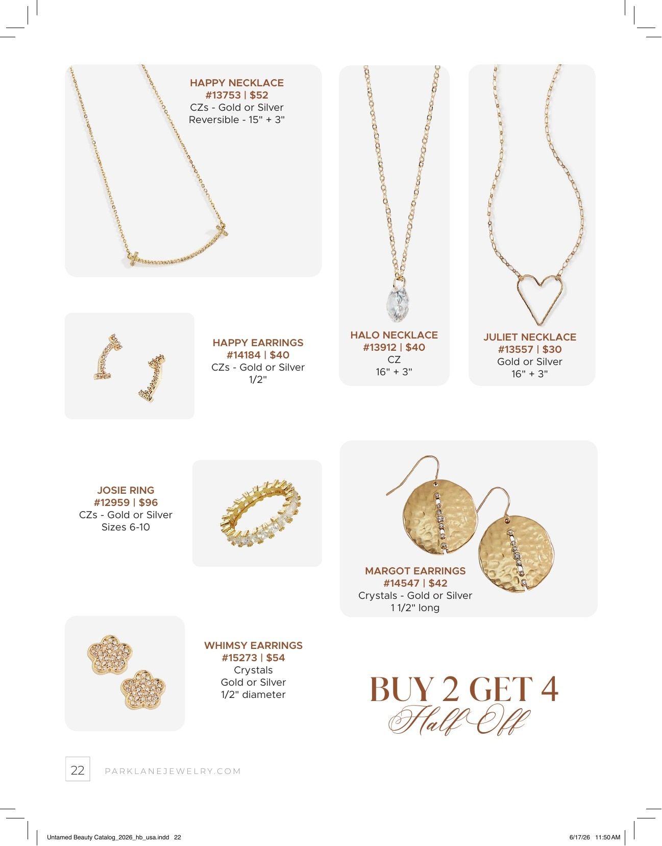 Park Lane Jewelry Untamed Beauty Fall 2026 Catalog Weekly Ad July 1, 2026 - February 28, 2027